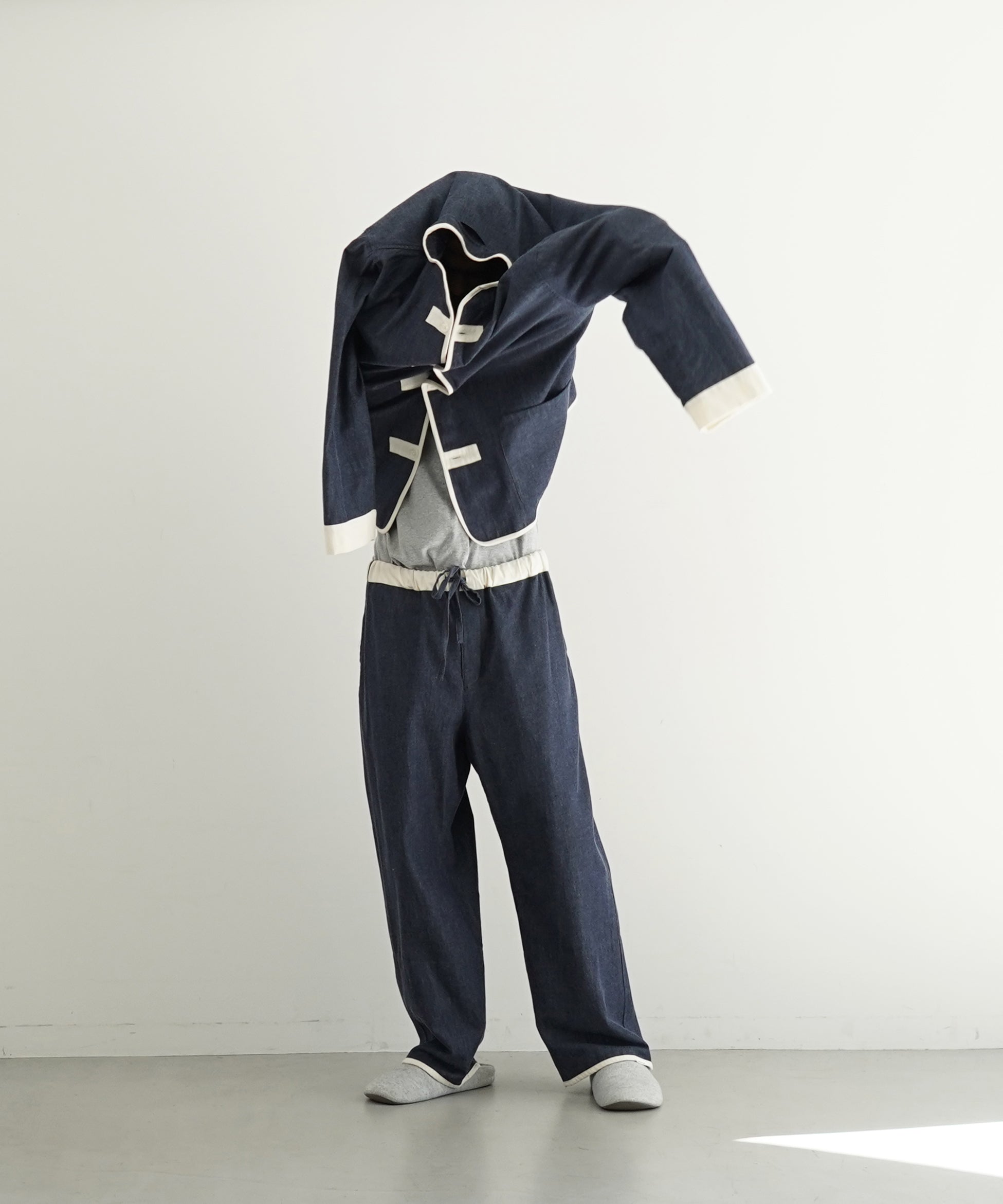 NOWHAW "Kung-fu" pajama "DENIM"