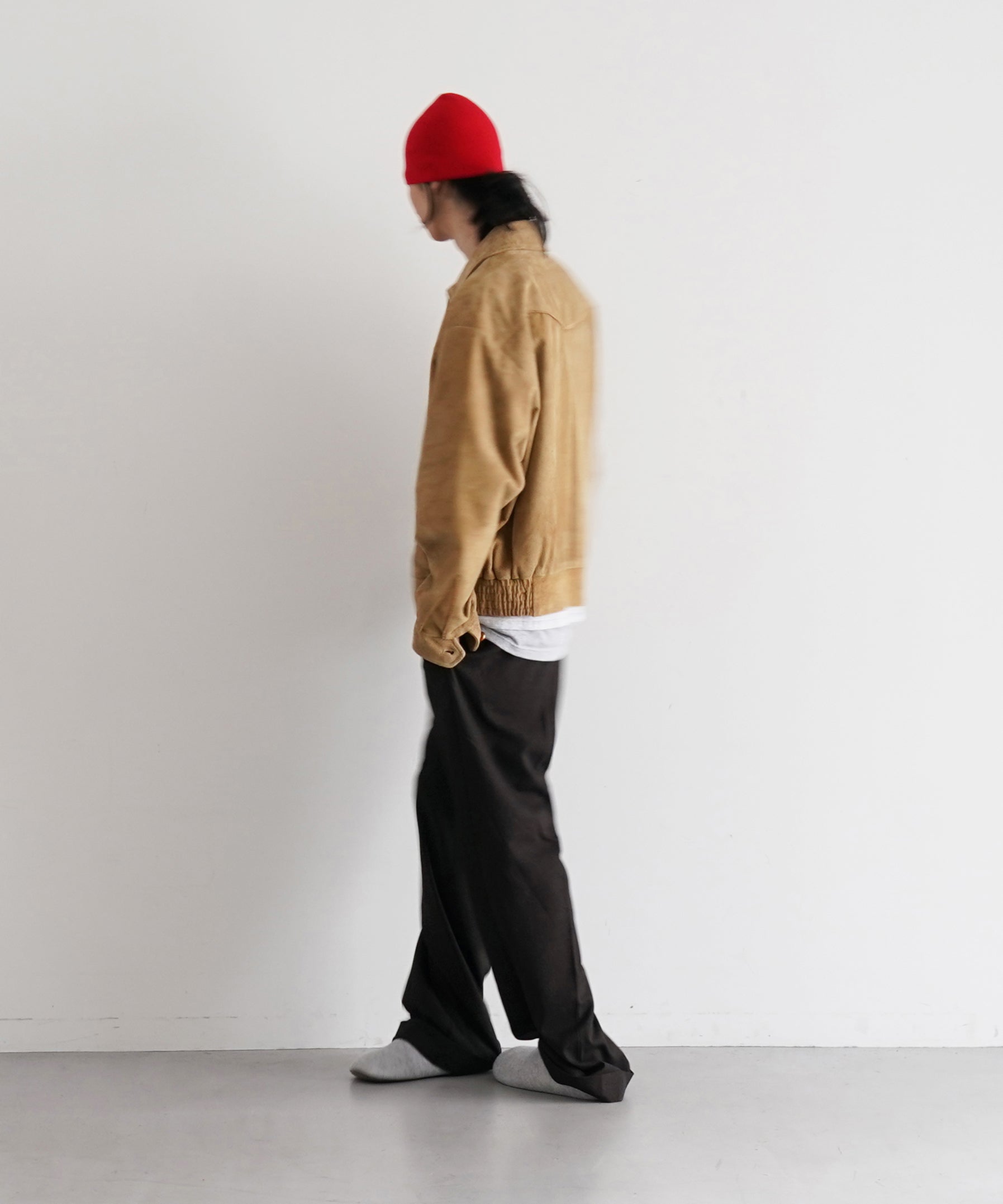 KAIKO Wide slacks "GRAY"