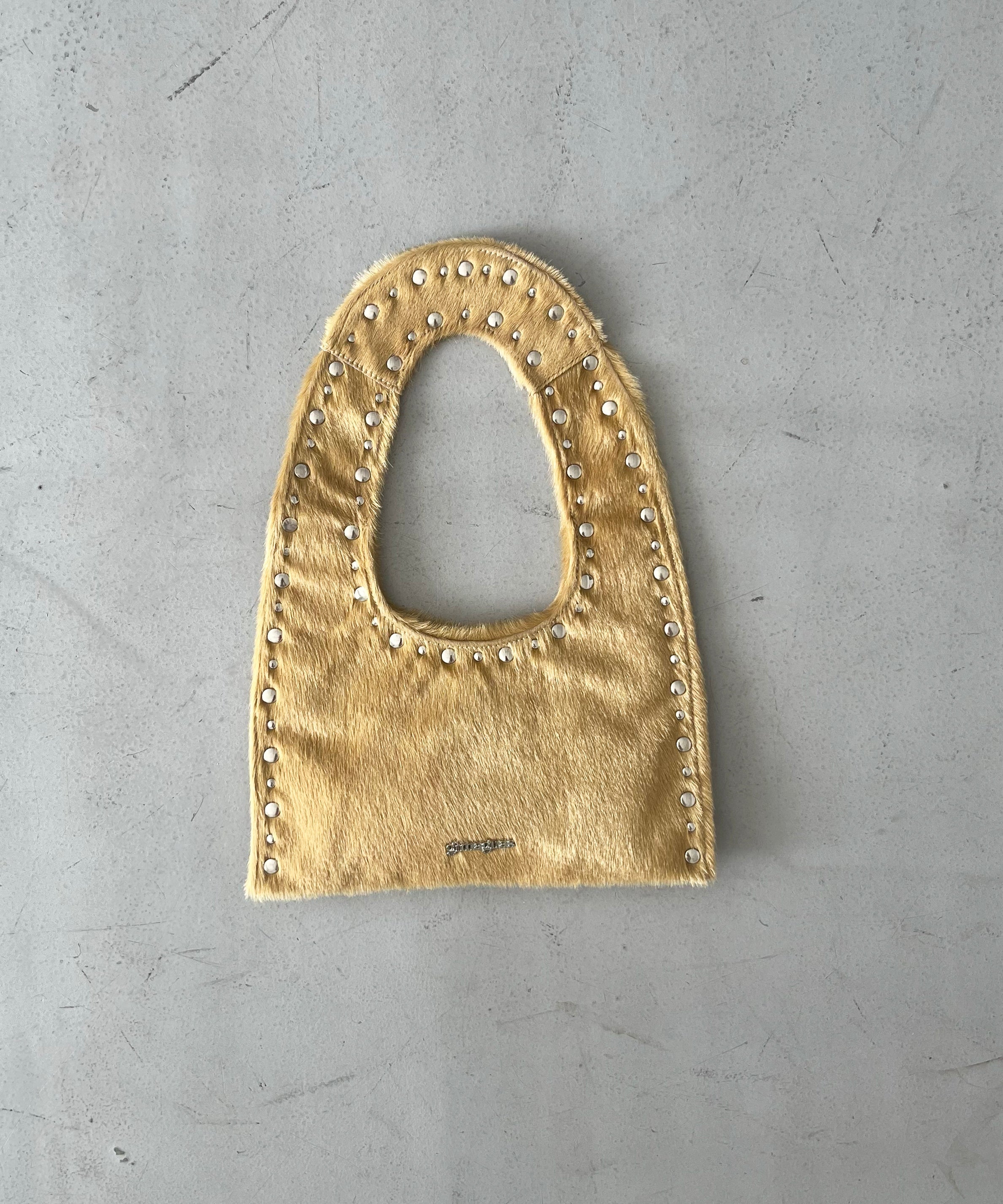 Gimaguas Mini franca ponny bag "BEIGE"