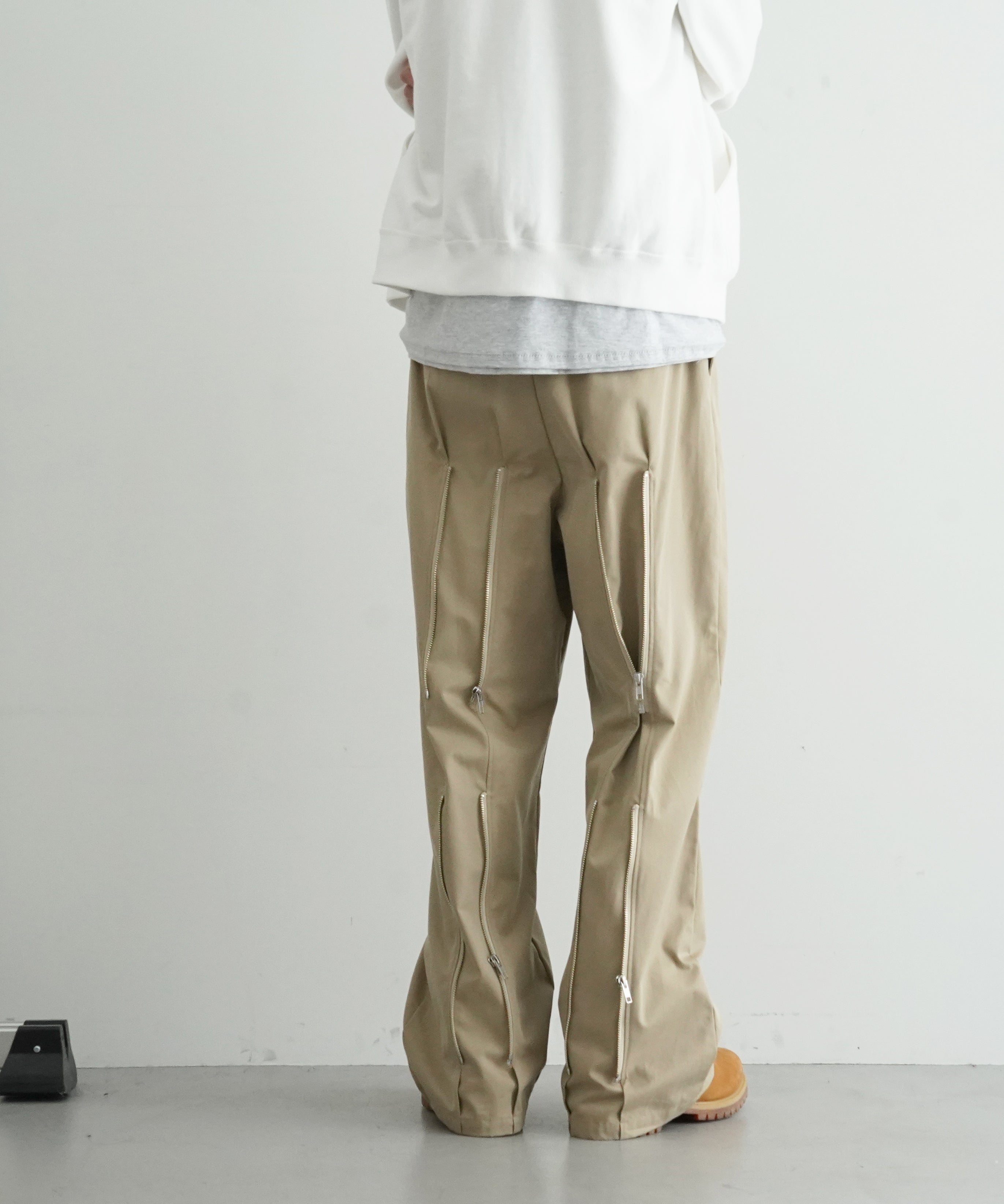 ICE & TECHNO Bondage wide chino "BEIGE"