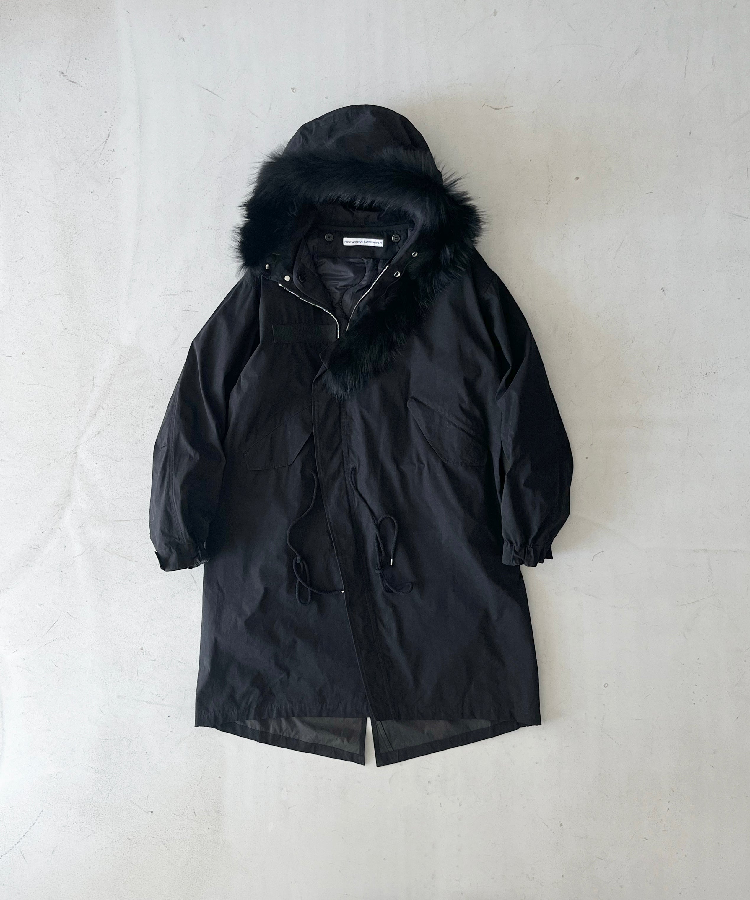 POST ARCHIVE FACTION(PAF) M66 parka "BLACK"