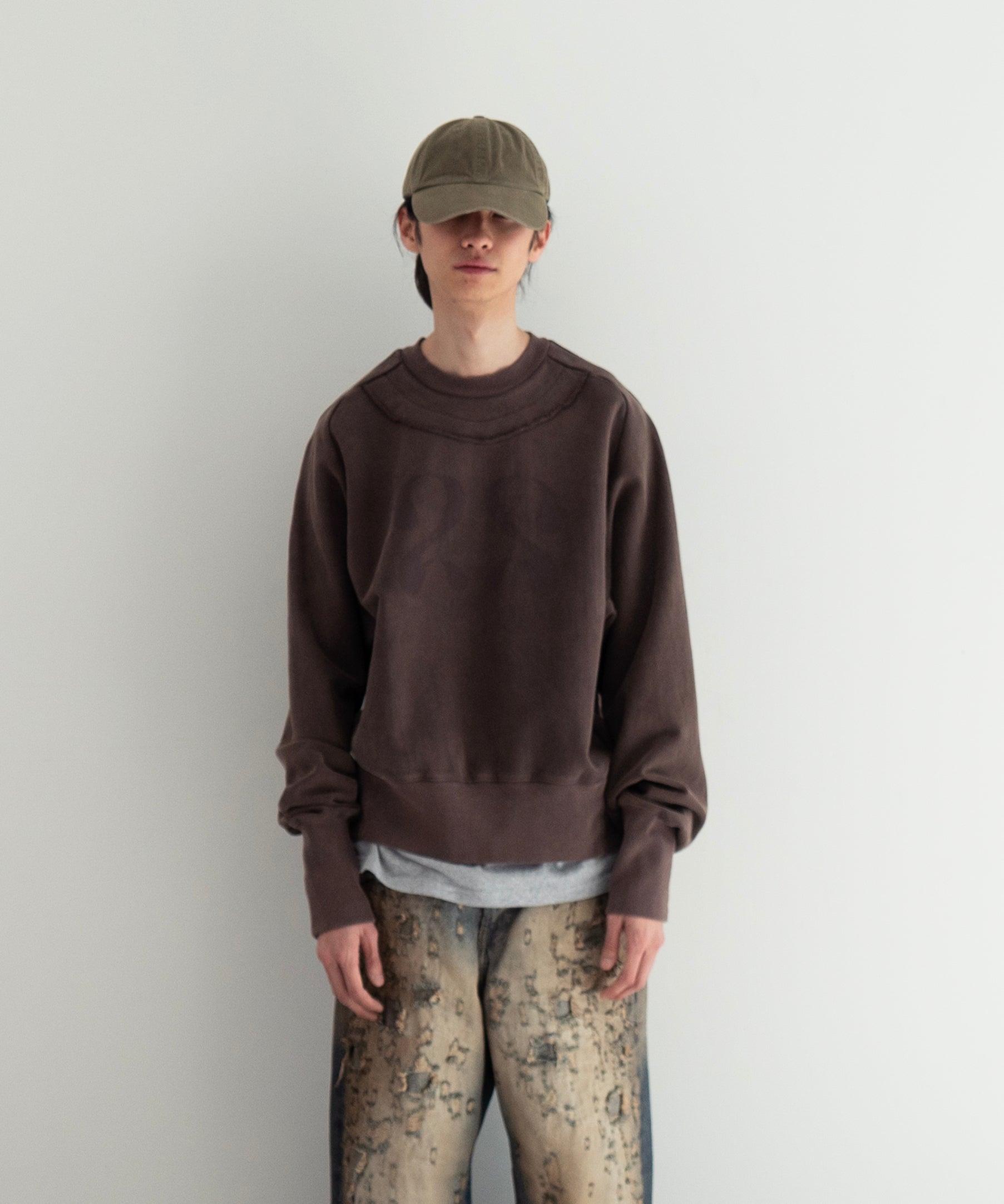 JIAN YE 25 Top "BROWN"