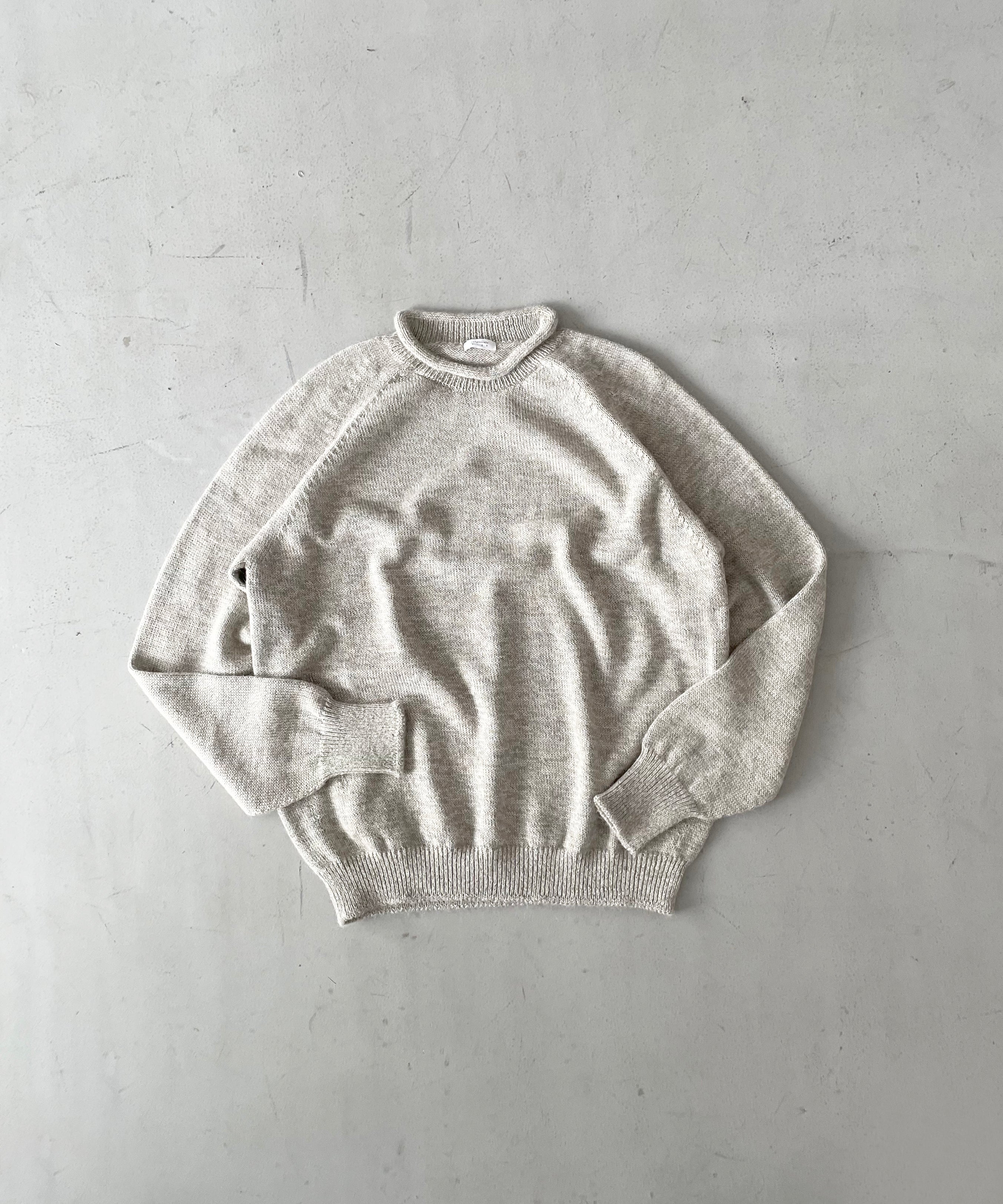 crepuscule W/g alpaca pullover "GRAY"