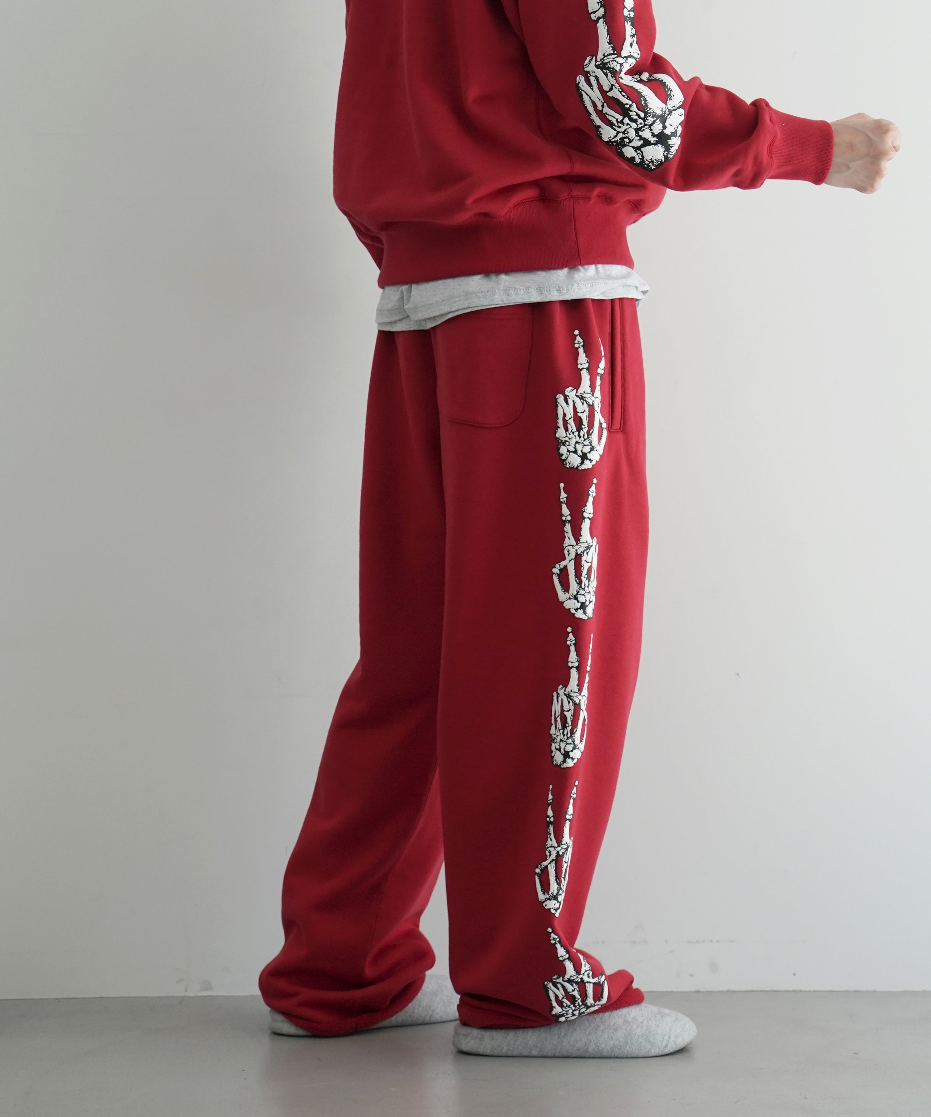 ensou. Peace sweatpants "BLACK"