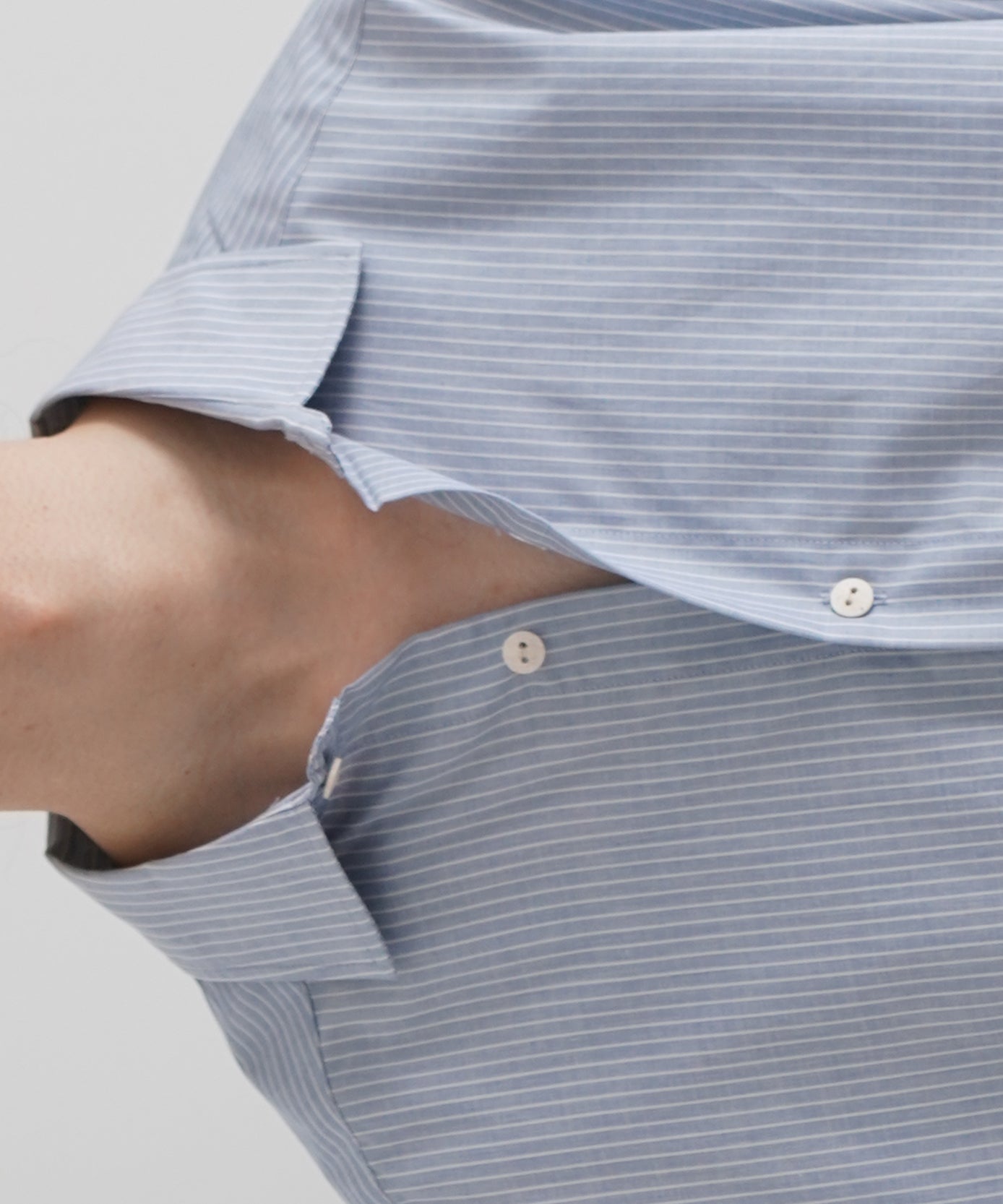 Baserange Claude shirt "BLUE STRIPE"