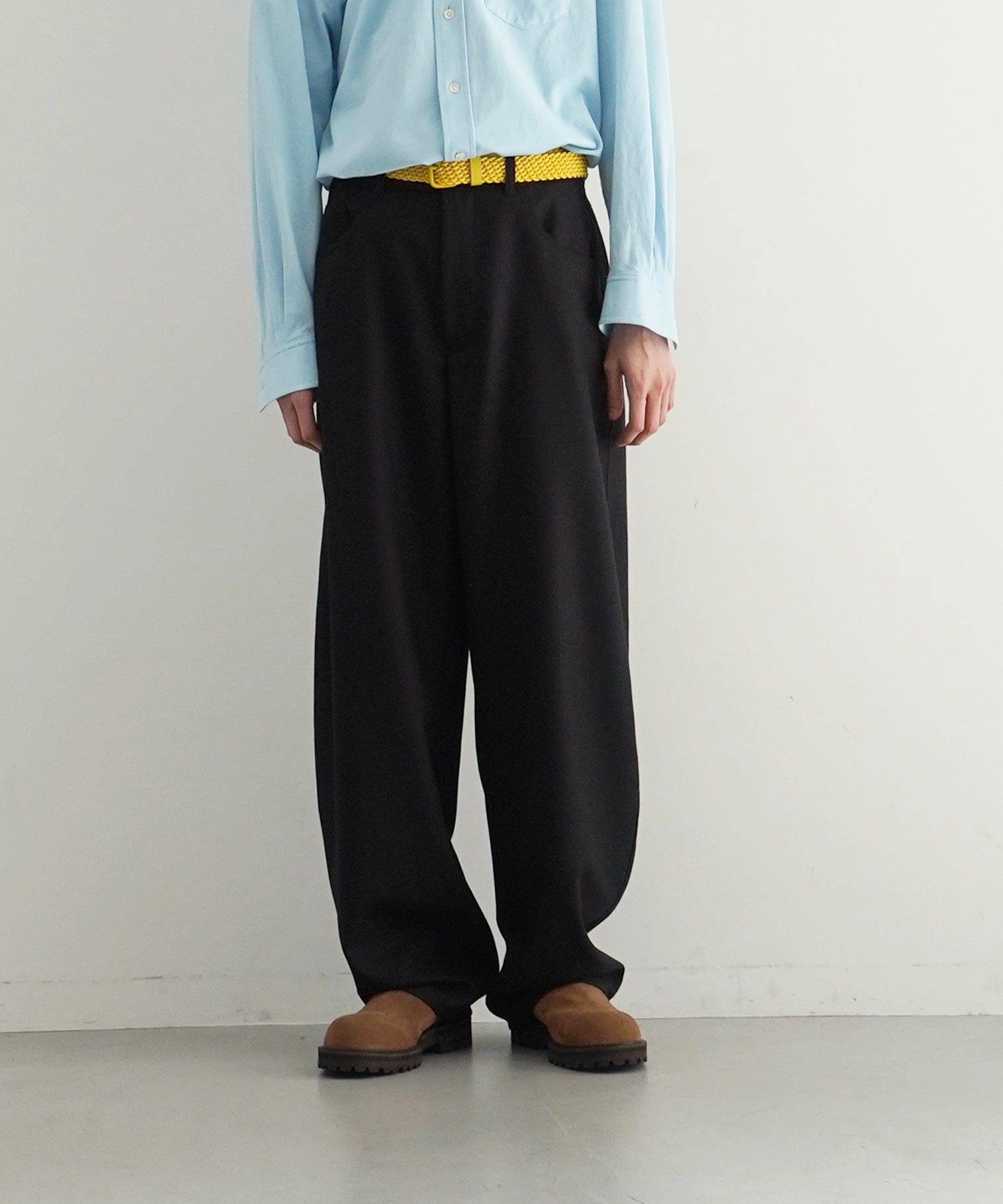 sefr Gino trouser "FINE BLACK WOOL"