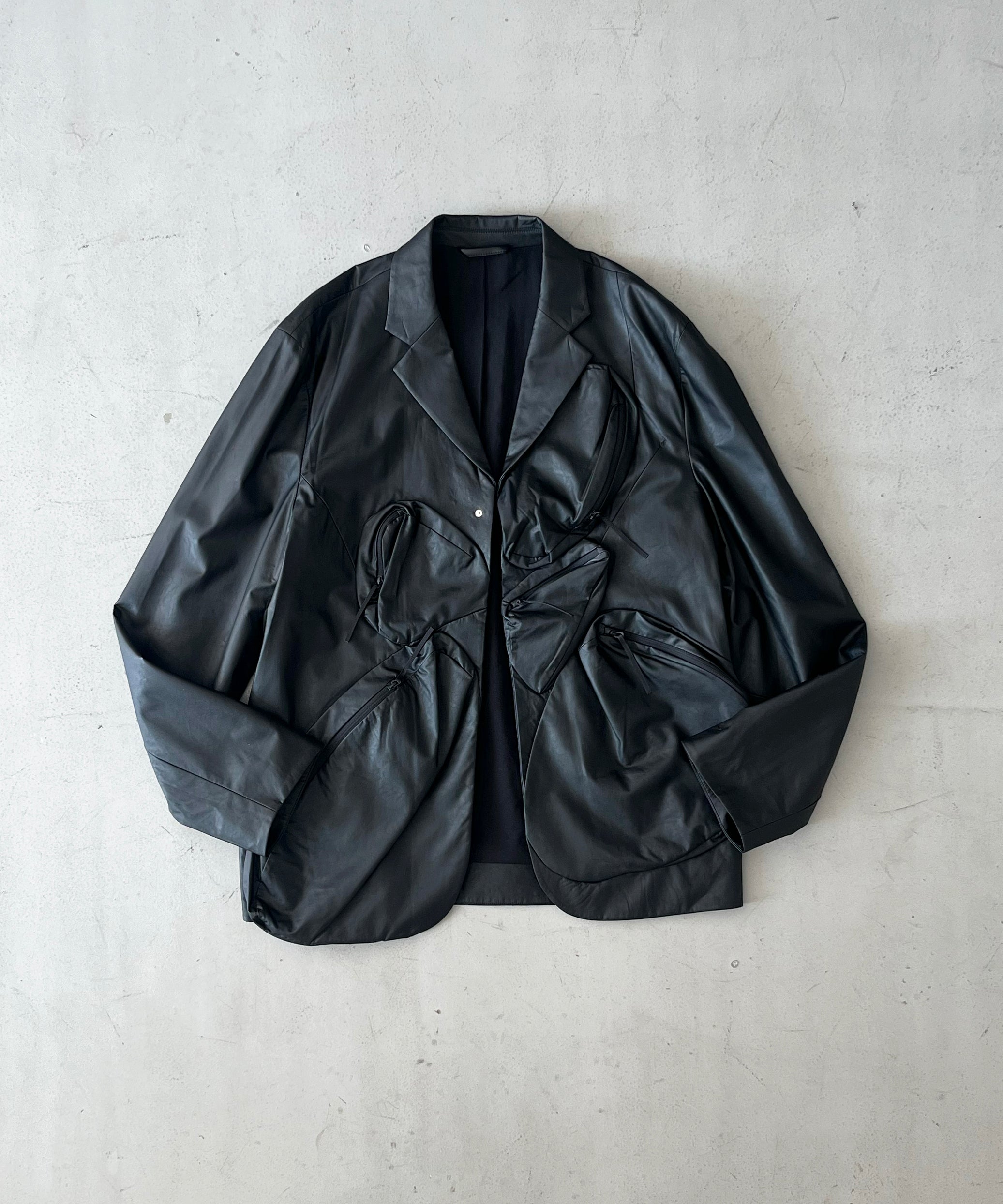 POST ARCHIVE FACTION(PAF) Seeds jacket "METALLIC BLACK"