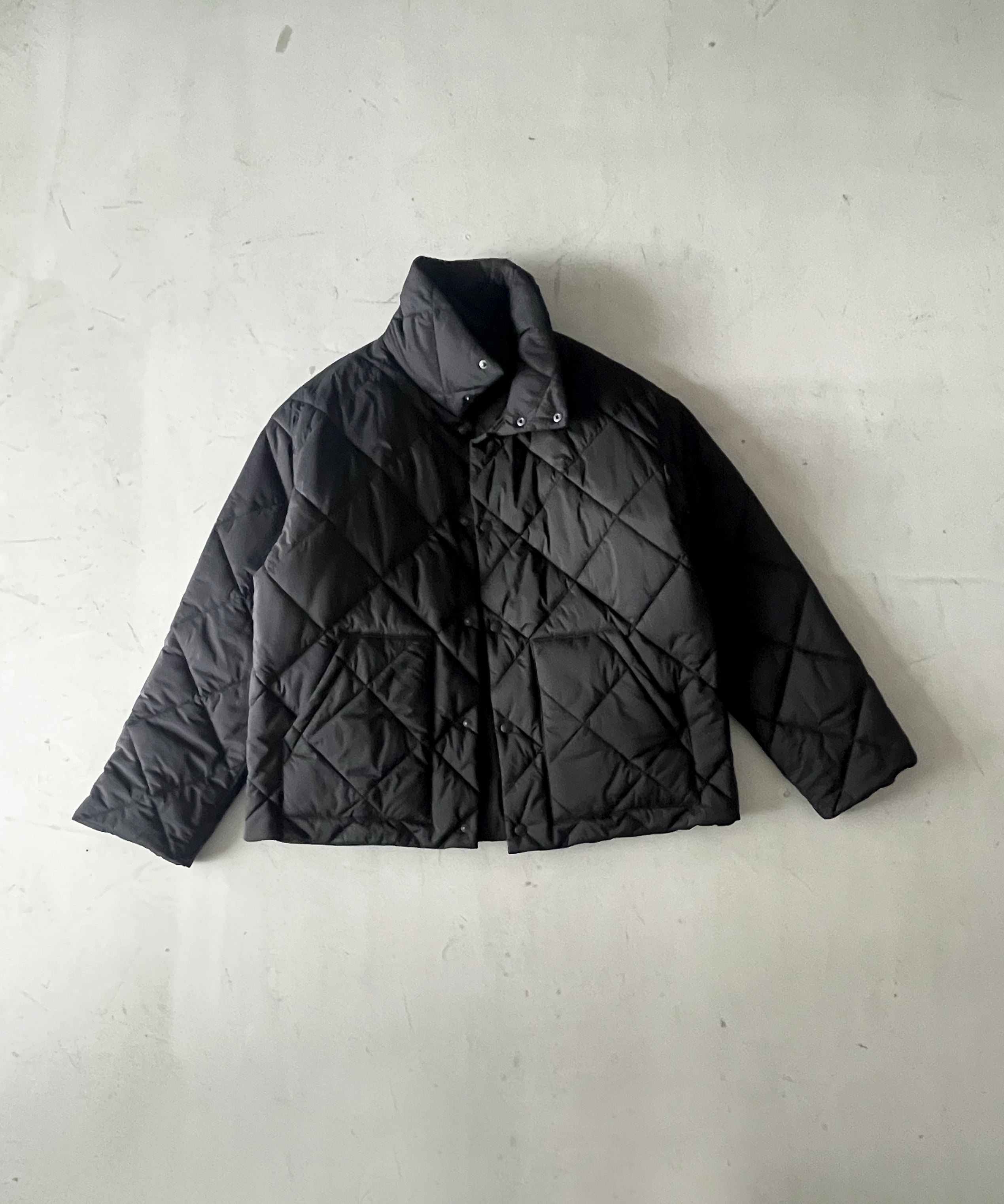 UNUSED US2513 Padded quilted jacket "BLACK"