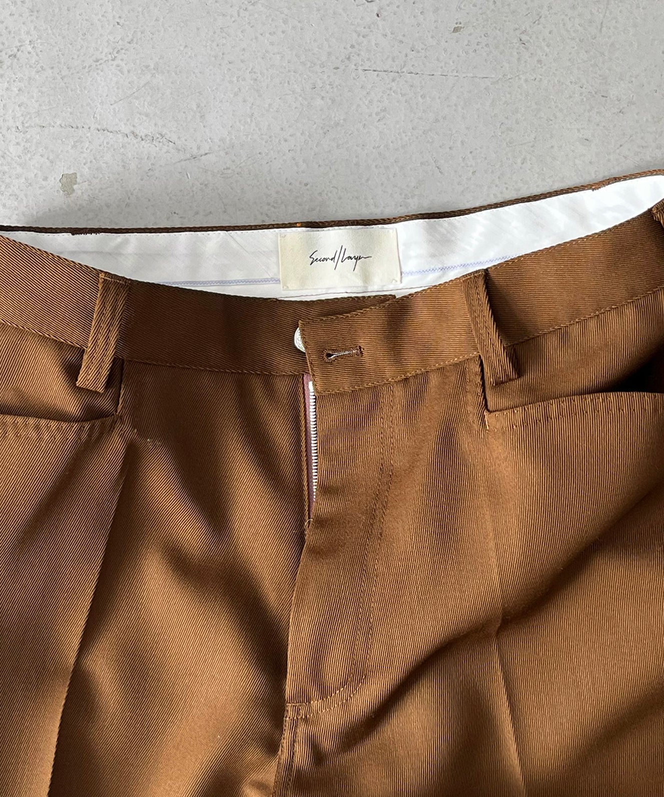SECOND/LAYER Angel trousers "BLUE"