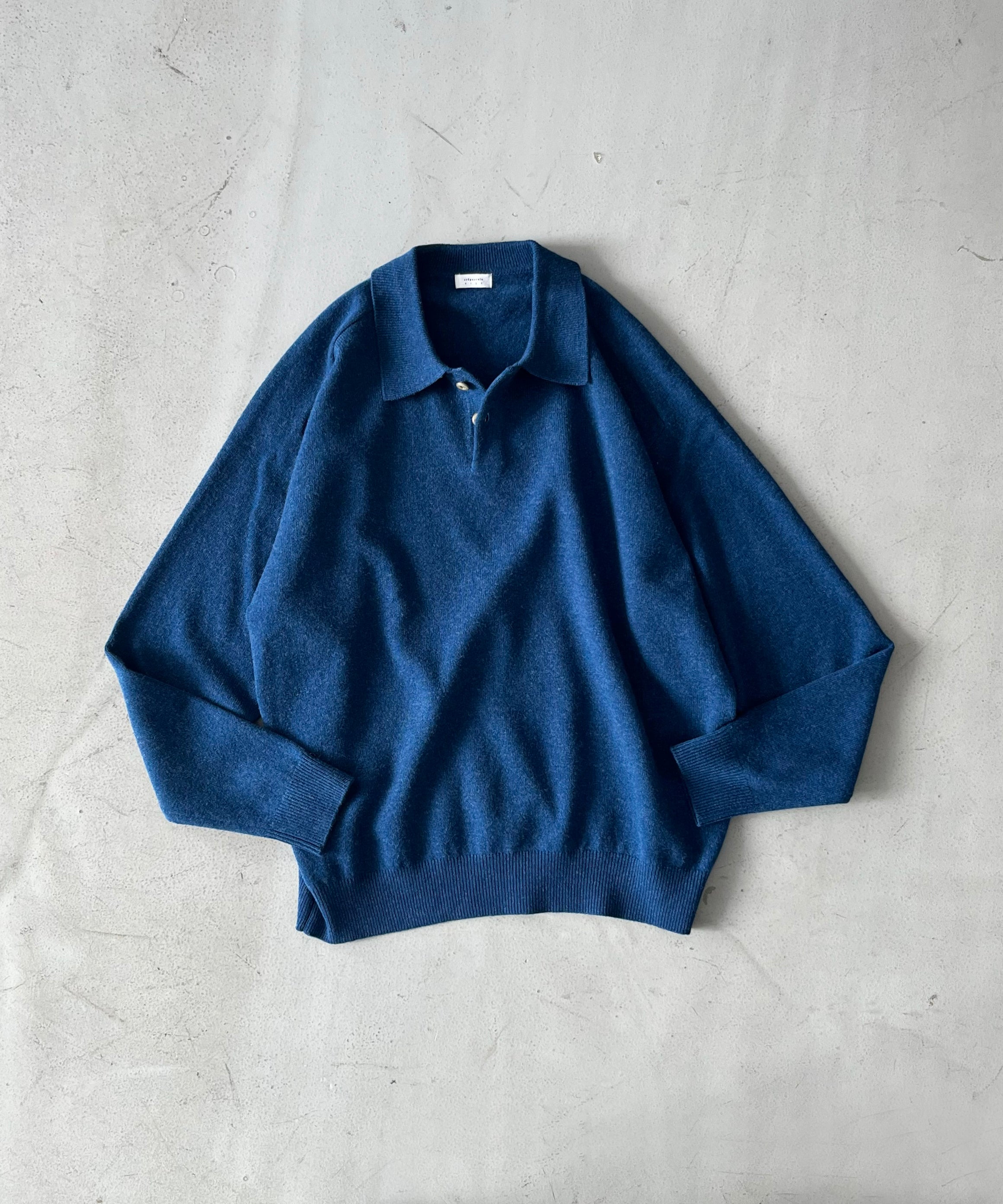 crepuscule M-g knit polo "YELLOW"