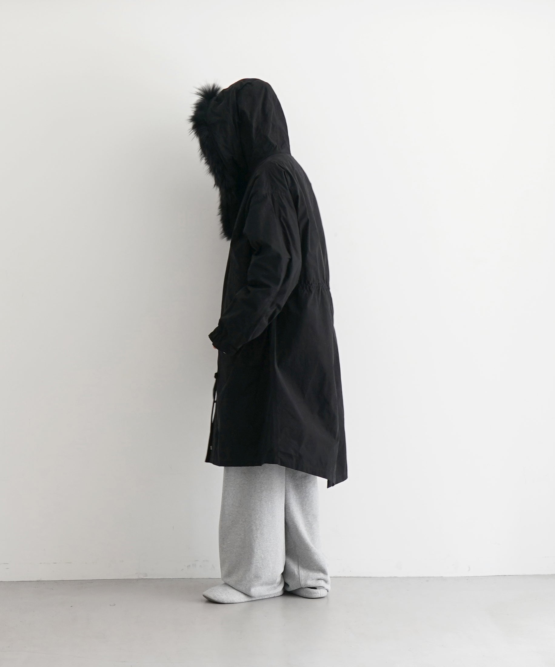 POST ARCHIVE FACTION(PAF) M66 parka "BLACK"