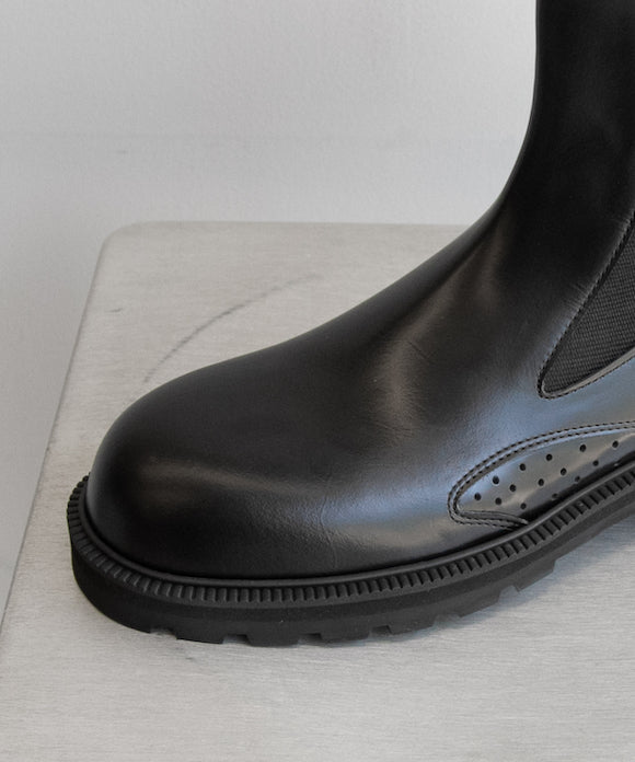 KAIKO × MIDORIKAWA RYO Side gore boots "BLACK"