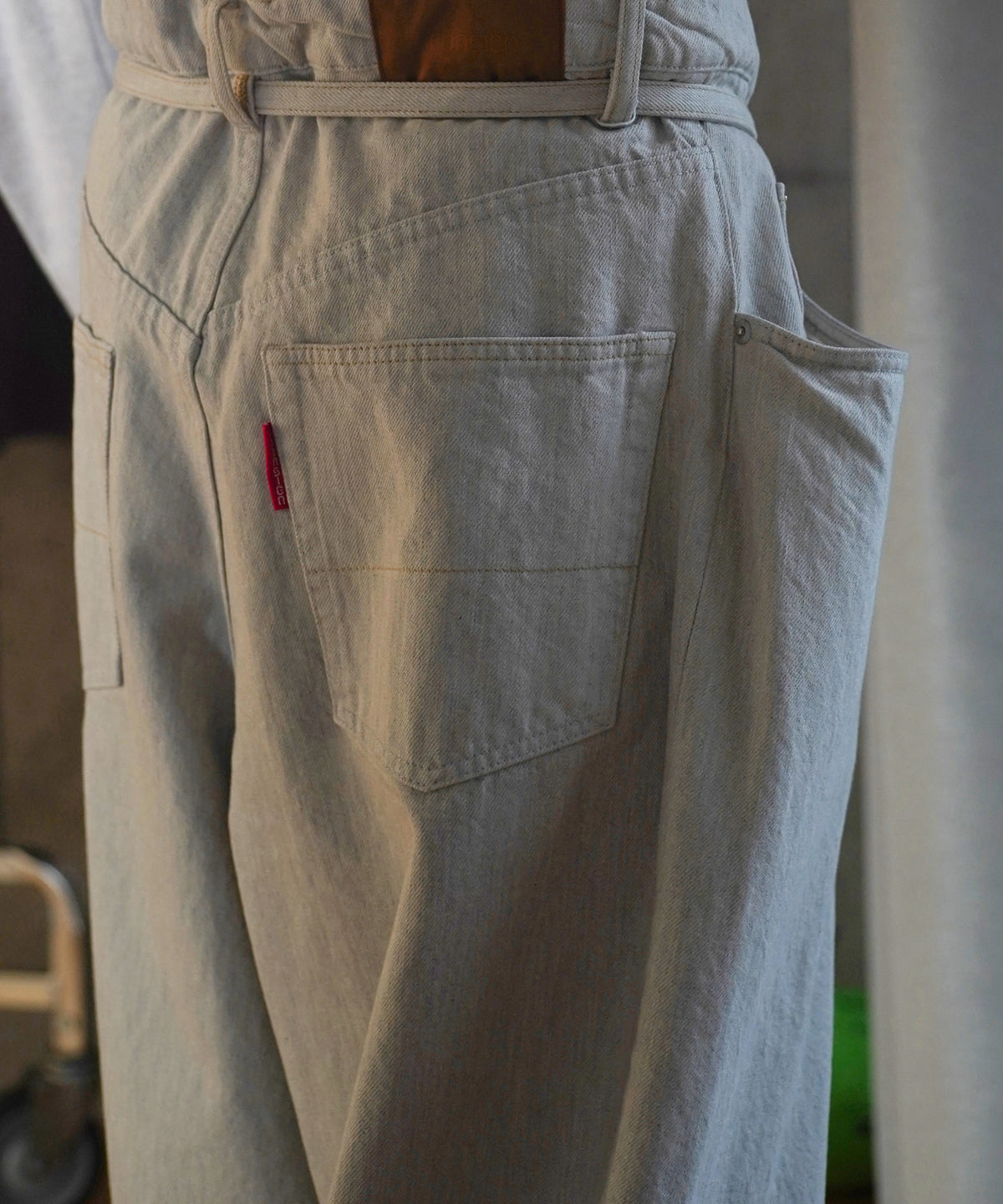 NEONSIGN Wave denim "TOP GRAY"