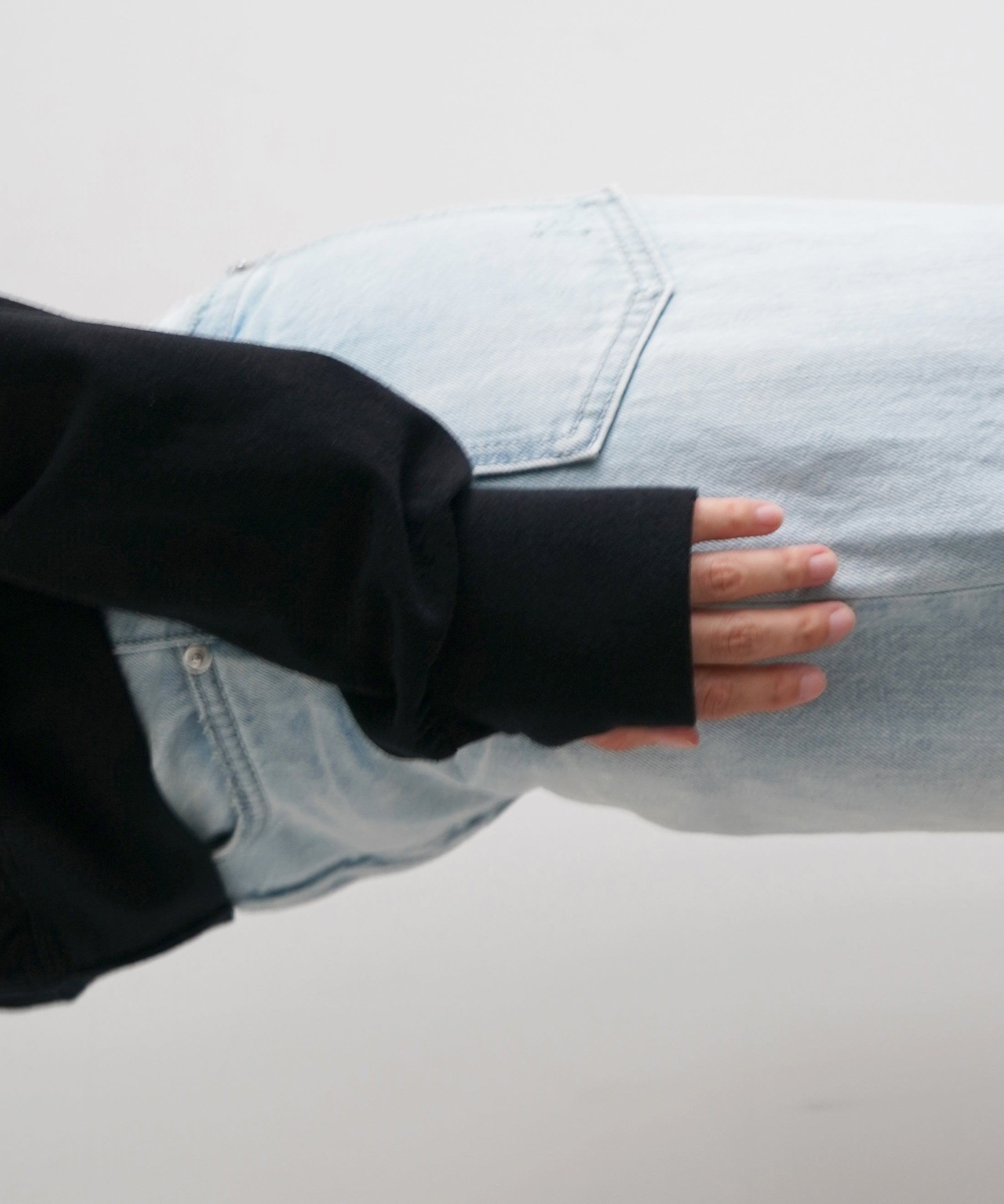 FAX COPY EXPRESS Flow zip-up hoodie "BLACK"