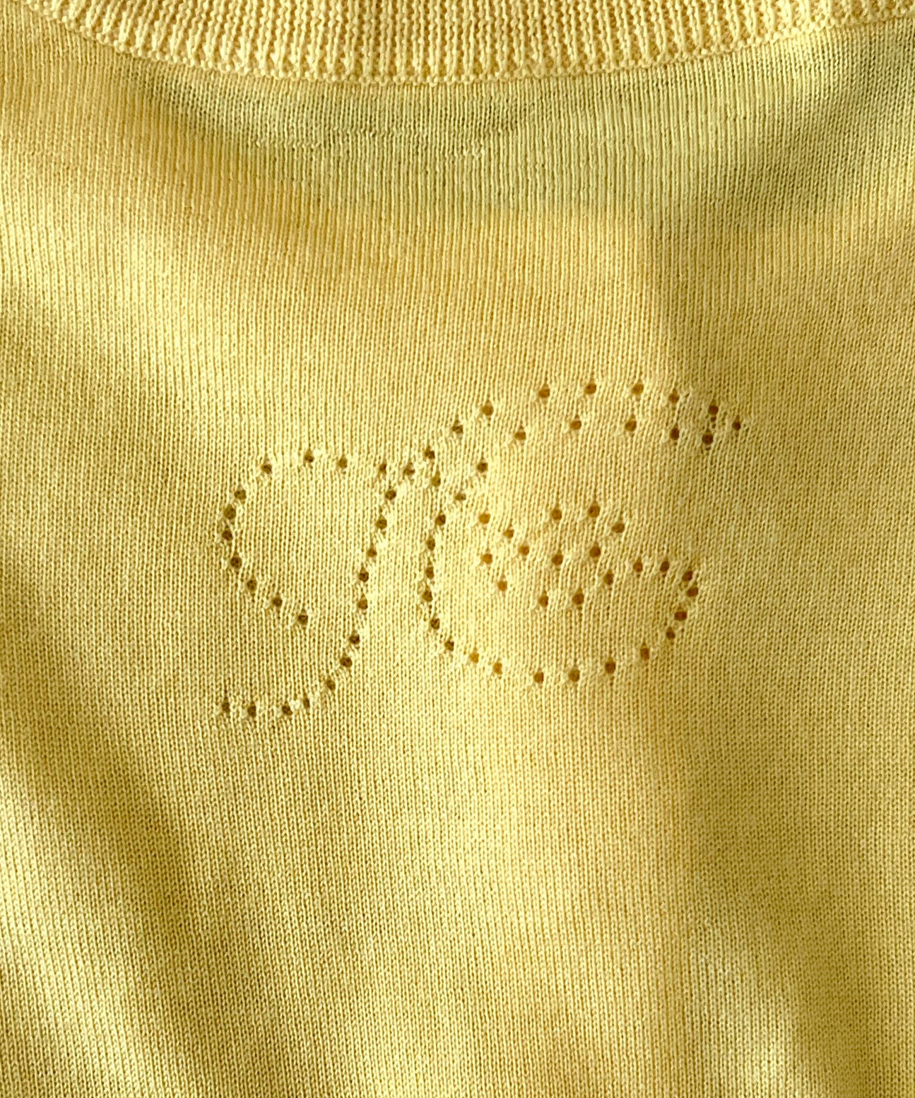 Fax Copy Express Summer garden ultra-thin fitted top "YELLOW"