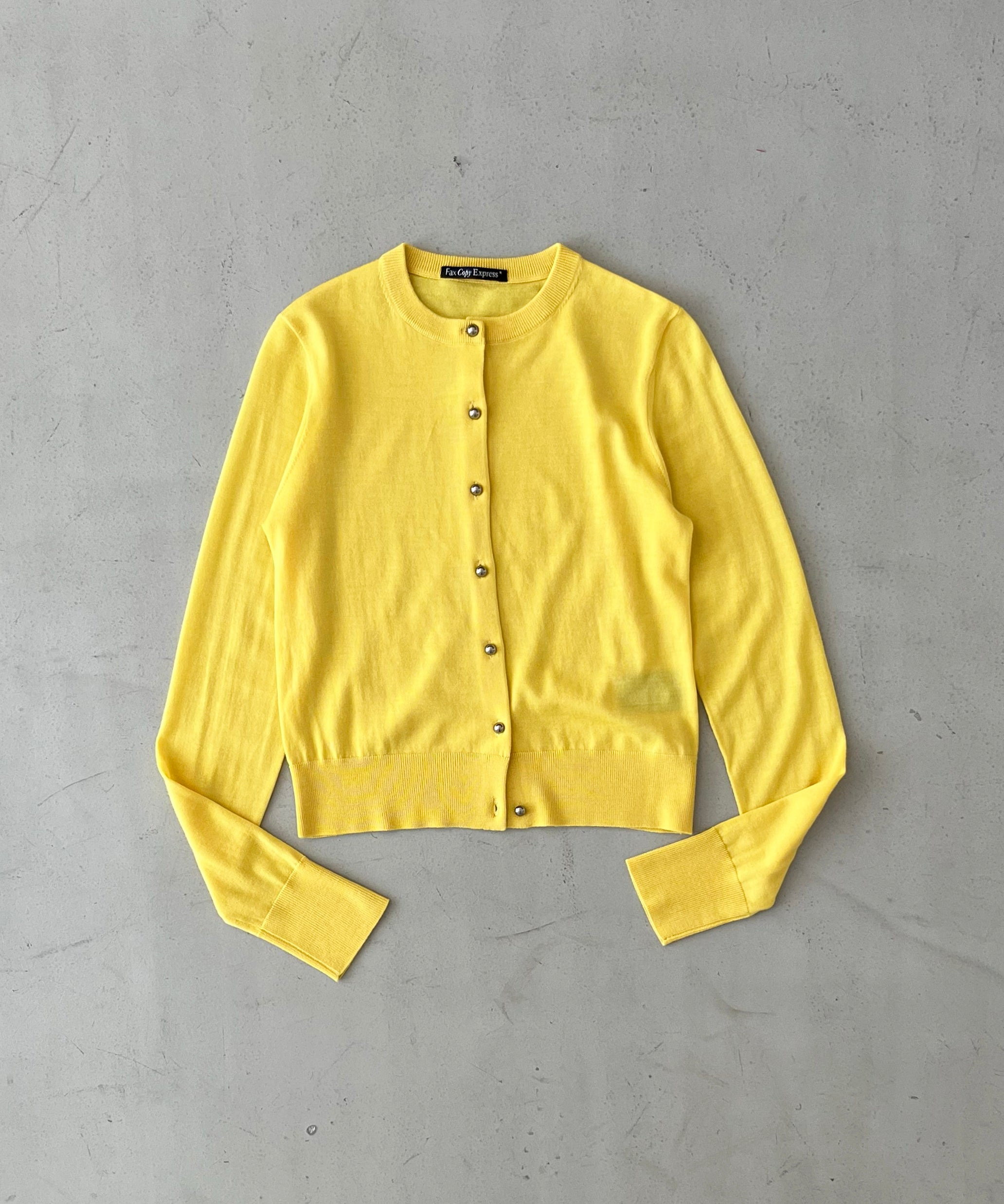 Fax Copy Express Summer garden ultra-thin fitted top "YELLOW"