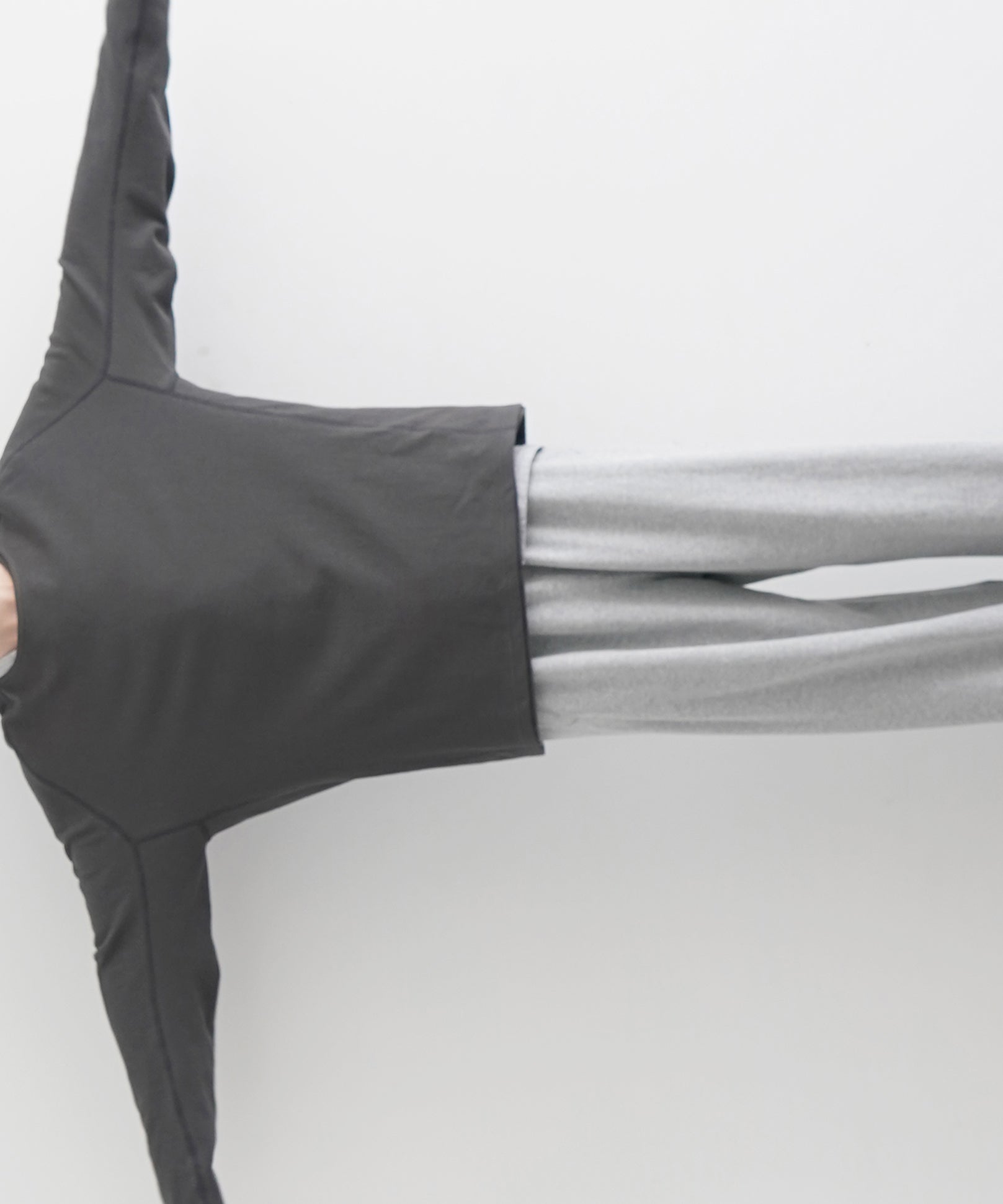 OPPOSE DUALITY Long sleeve t-shirt cotton "GRAY"
