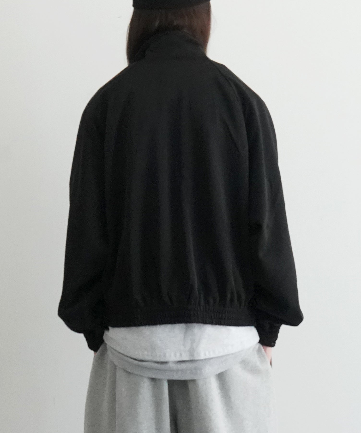 order Medium track jacket jersey "BLACK"