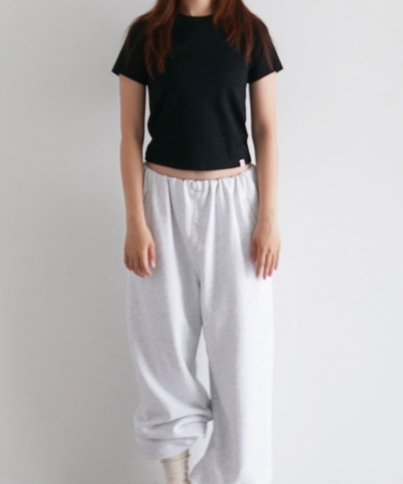 Fax Copy Express Vintage label fitted tee "BLACK"