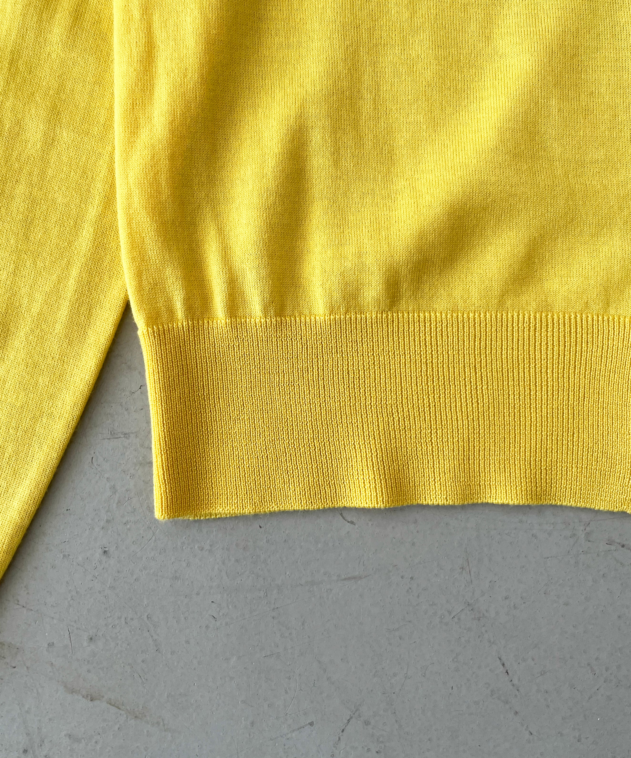 Fax Copy Express Summer garden ultra-thin fitted top "YELLOW"