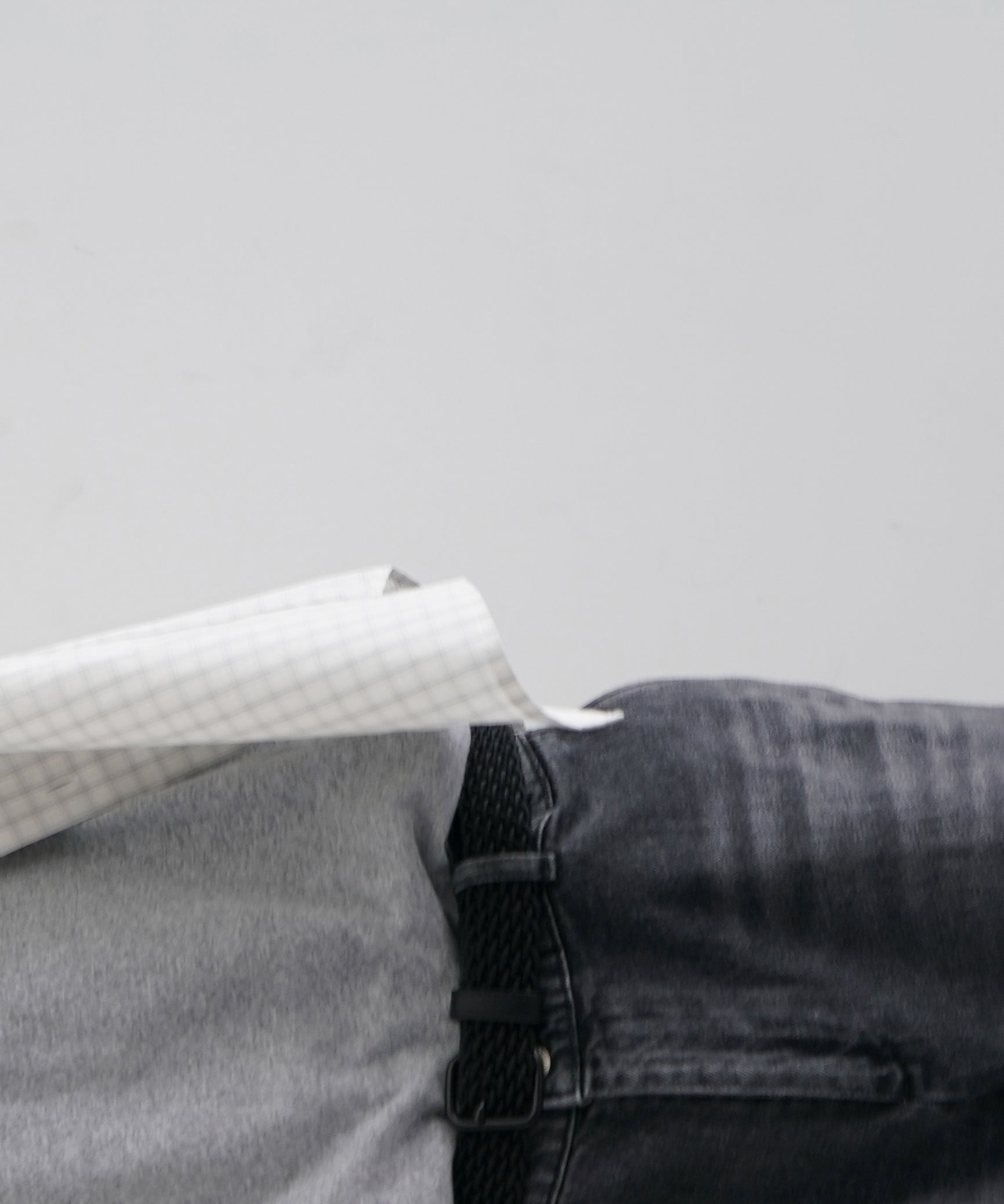 【EXCLUSIVE】NEONSIGN Drill wide denim pants v1.6 "BLK USED"