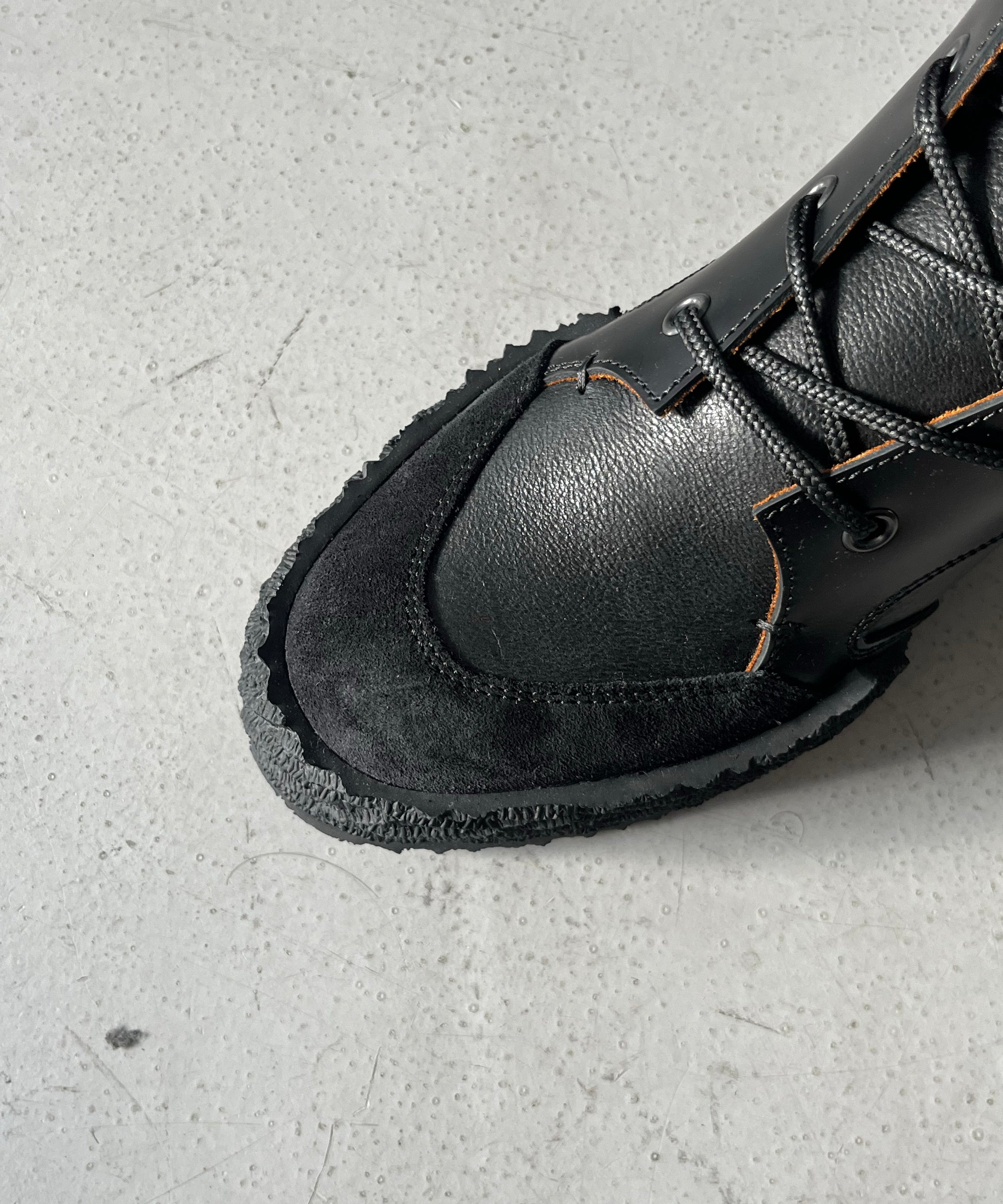 MIDORIKAWA RYO Carbon boots "BLACK"