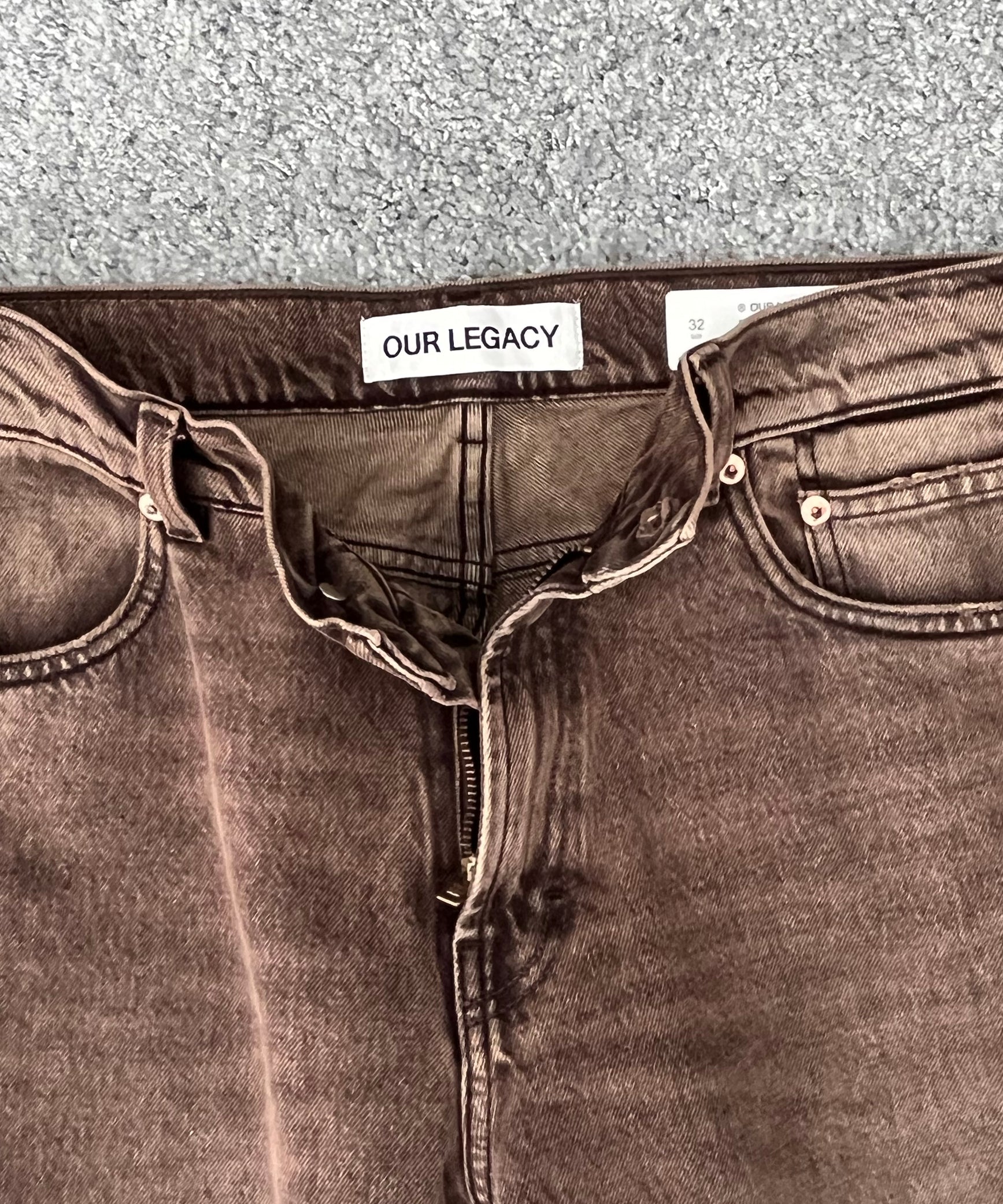 OUR LEGACY Carlson cut "CLAY BREEZE WASH"