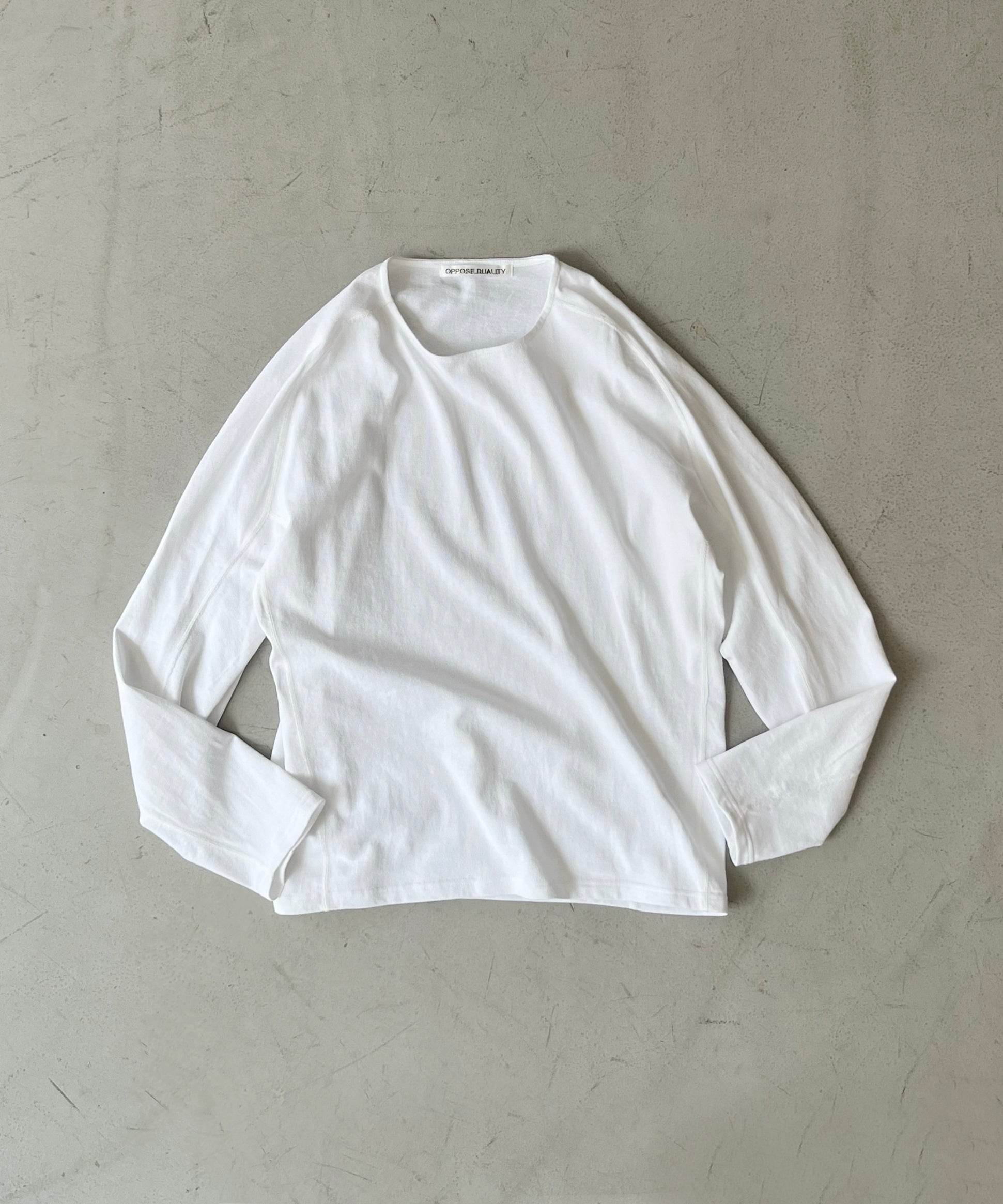OPPOSE DUALITY Long sleeve t-shirt cotton "GRAY"