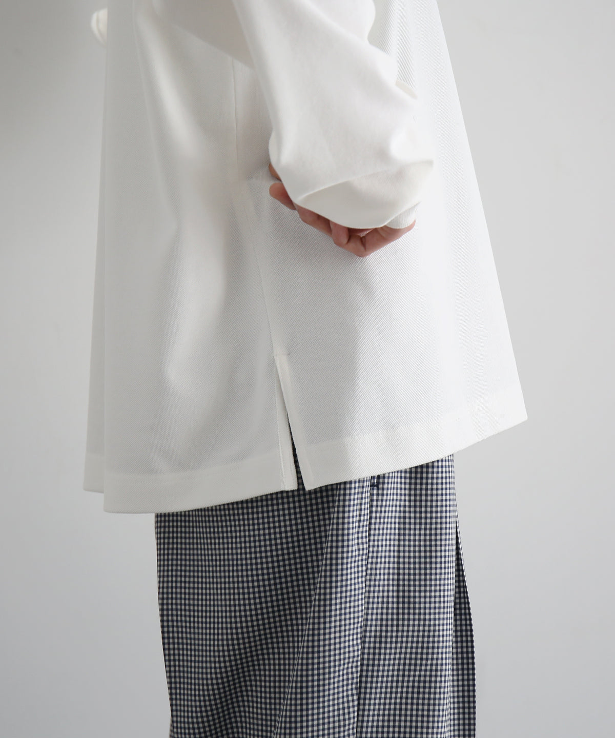 NEONSIGN Unfinished Polo "HCS" LS "OFF WHITE"