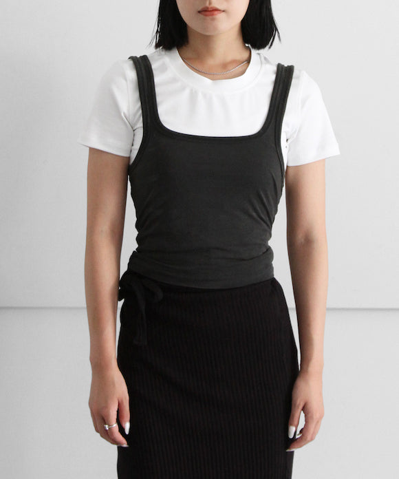 ENTIRE STUDIOS Square neck tank "RHINO"
