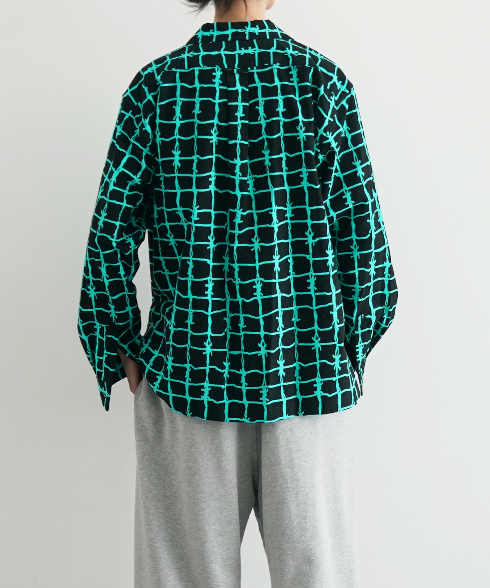 COTTON PAN ゴッサム ネルシャツ "BLACK"