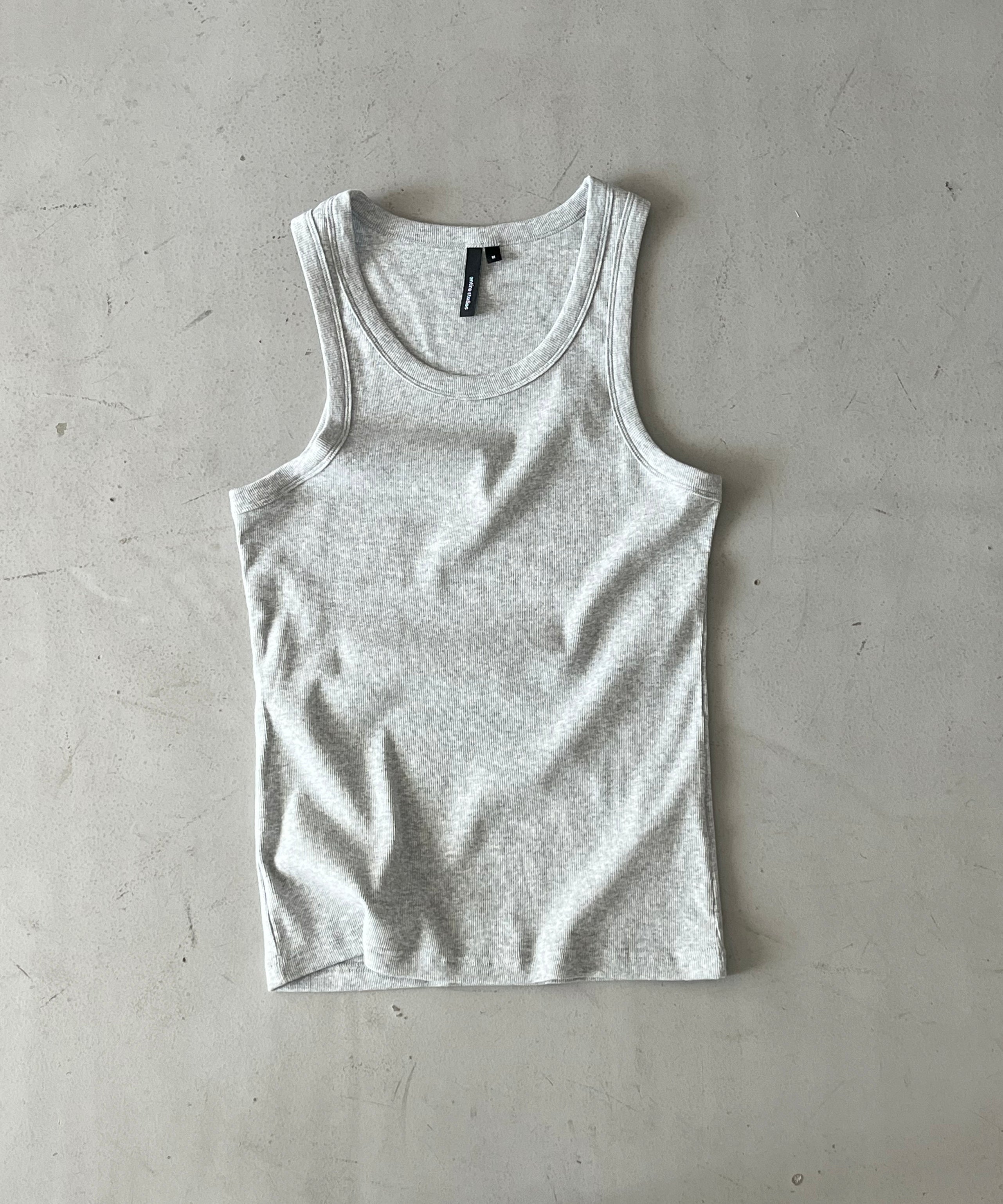 entire studios Rib tank "SILVER"