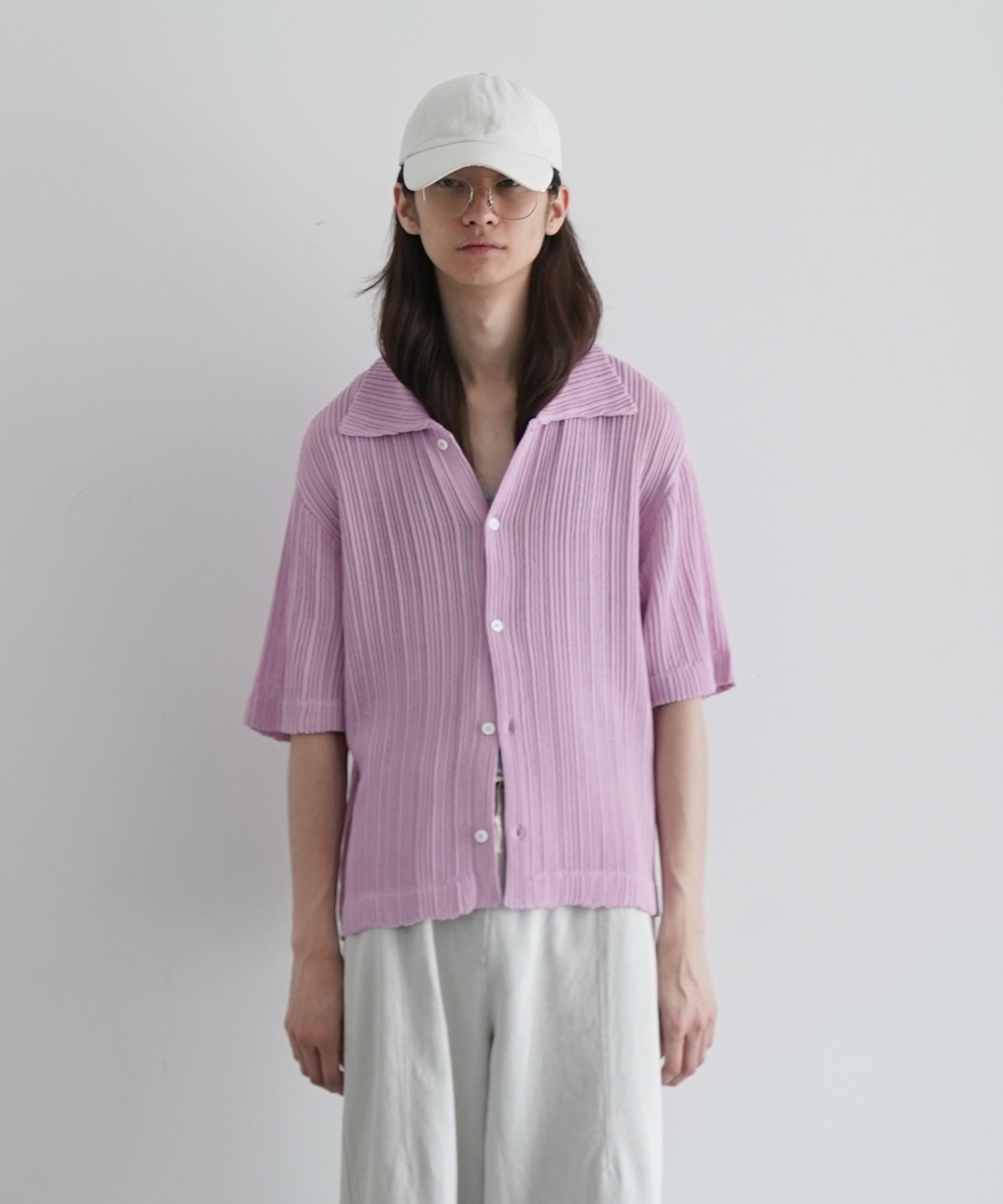 sefr Julian shirt "LAVENDER MESH"