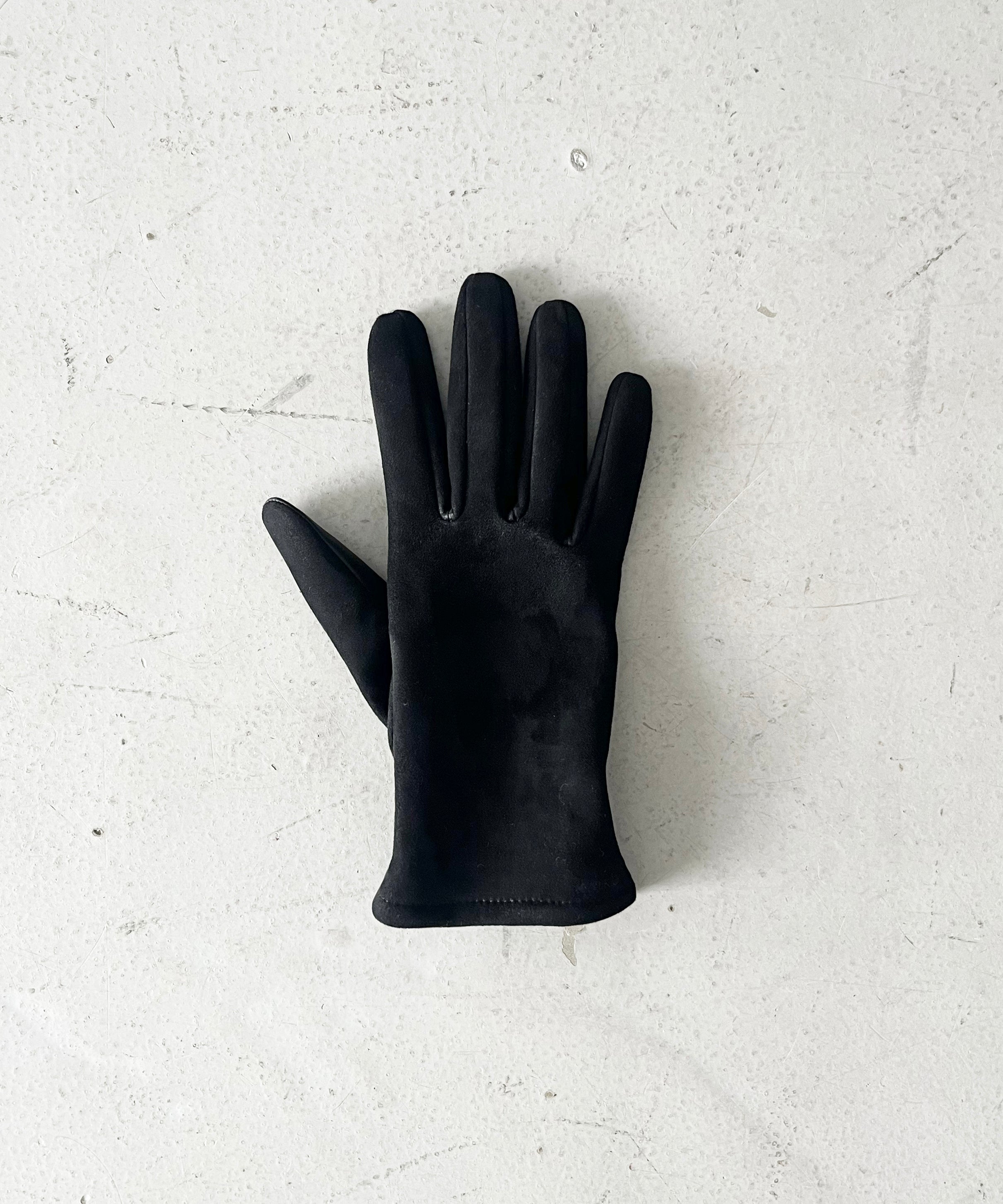 KAIKO Buff glove suede "BLACK"