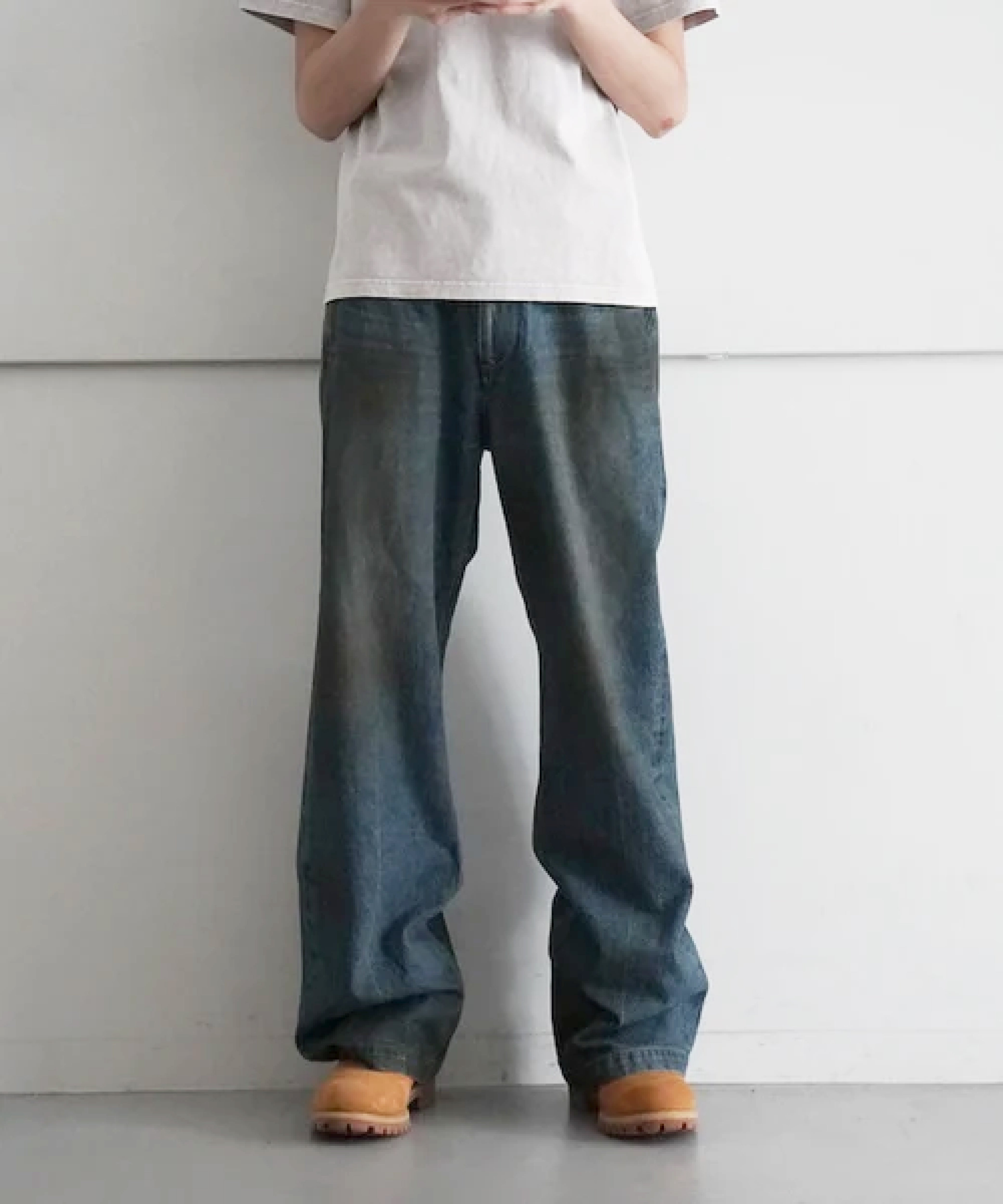 KAIKO The denim loose fit vintage 2 "BLACK"