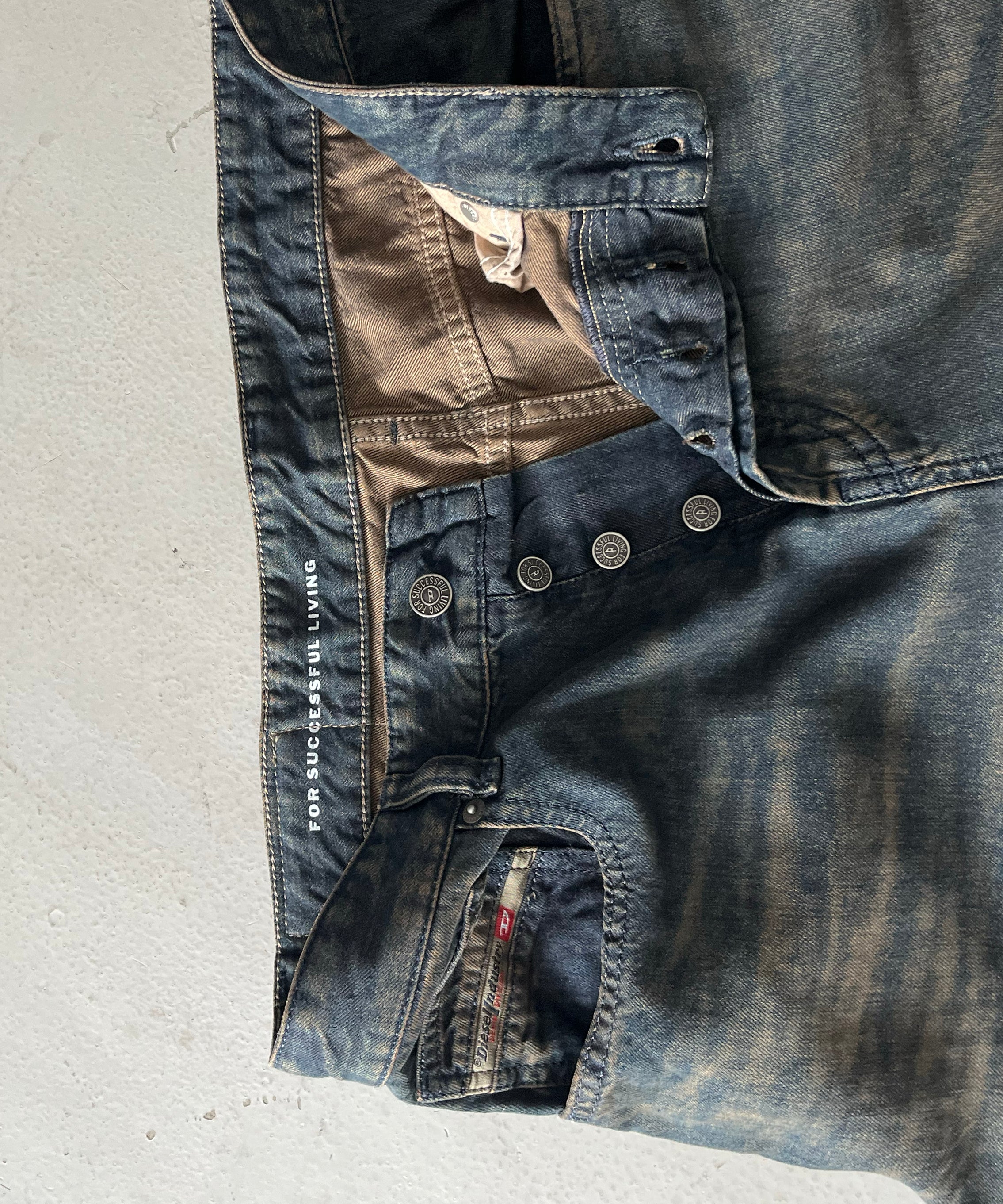 DIESEL Relaxed jeans 1996 d-sire 068tf "INDIGO"
