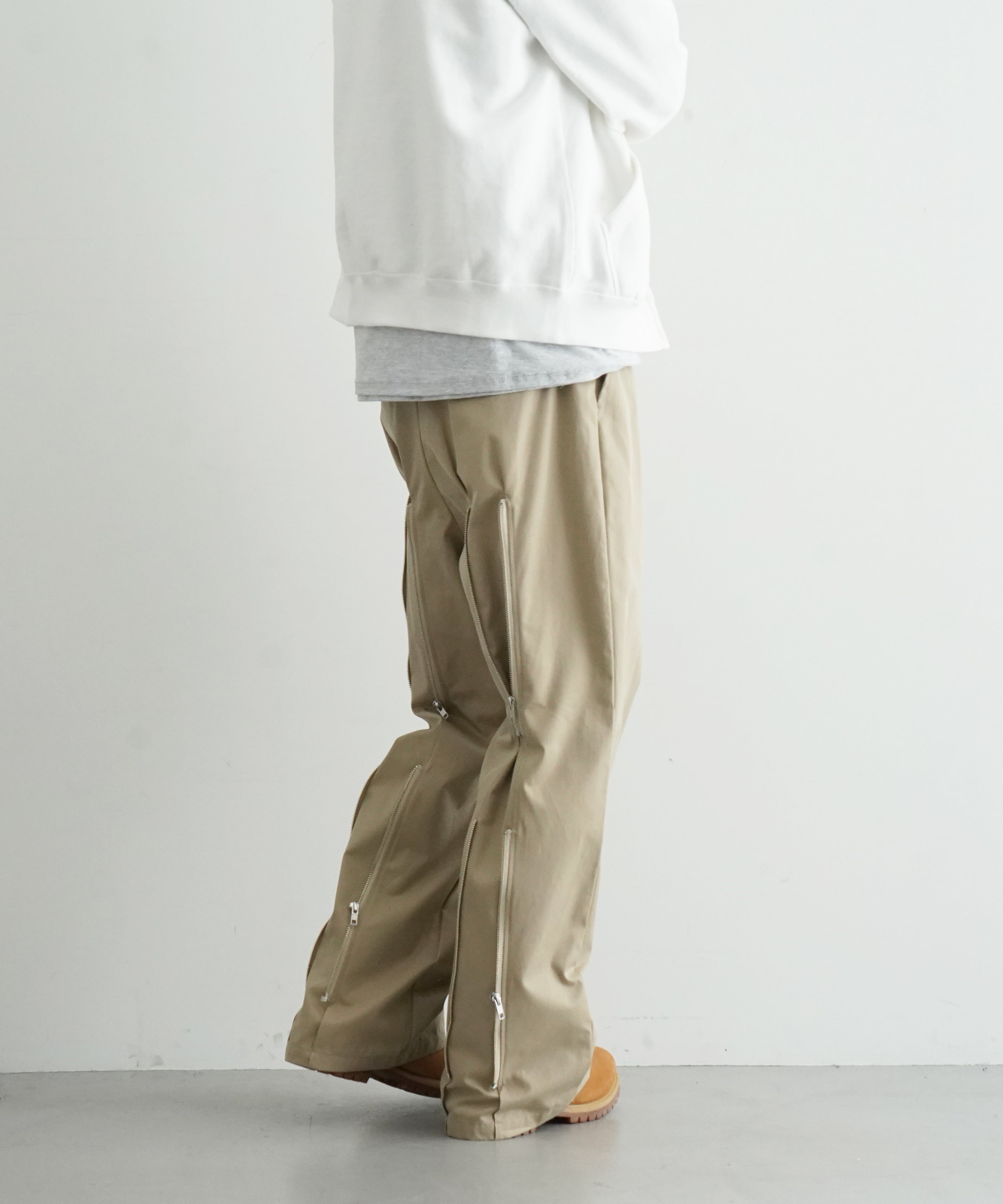 ICE & TECHNO Bondage wide chino "BEIGE"