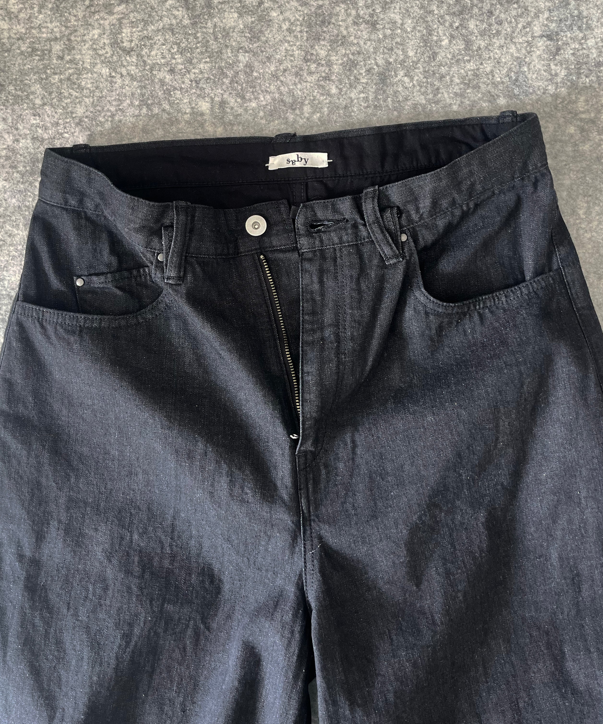 saby Type03 - 11oz uneven yarn denim "BLACK OW"