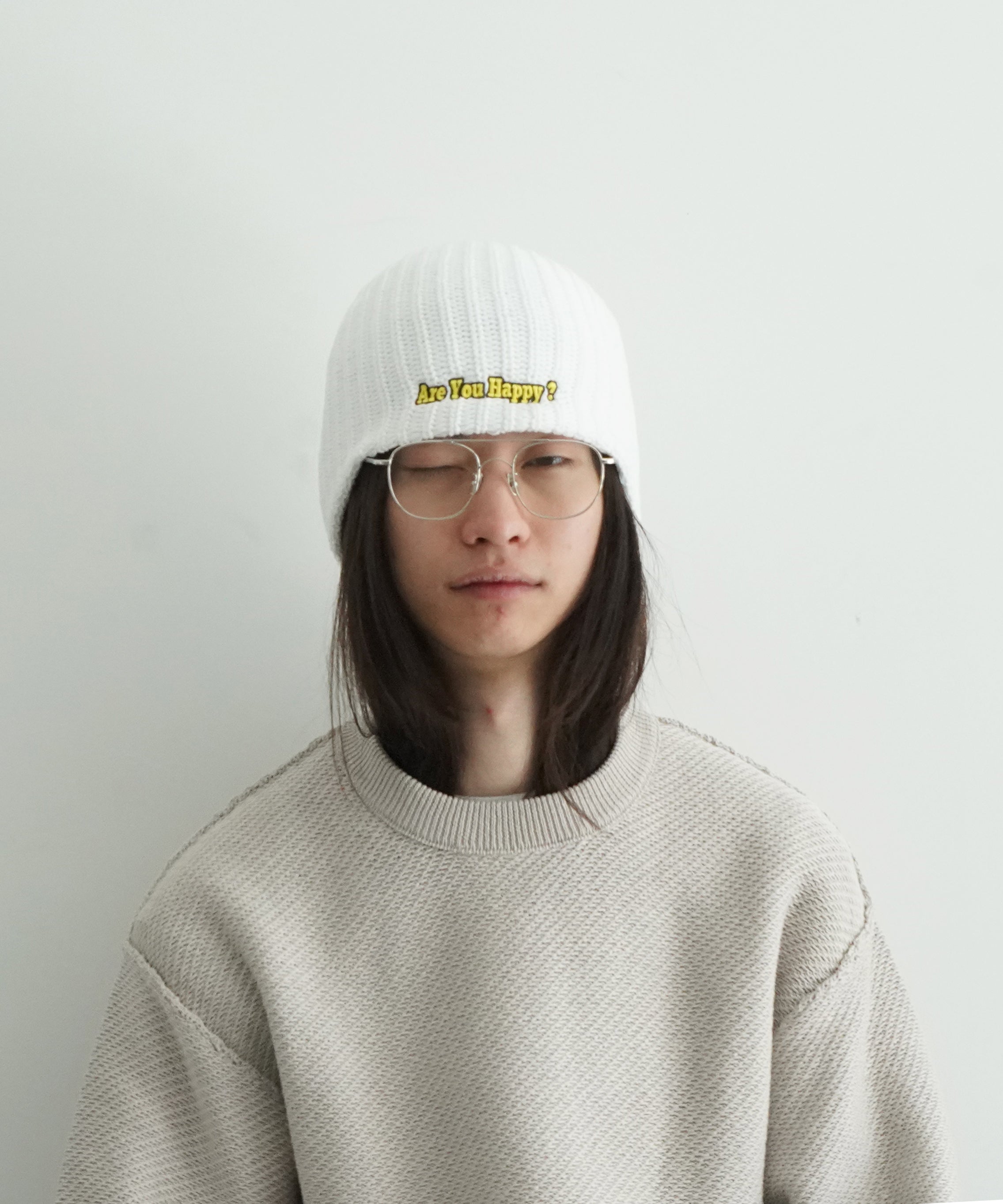 COTTON PAN Cotton beanie "WHITE"