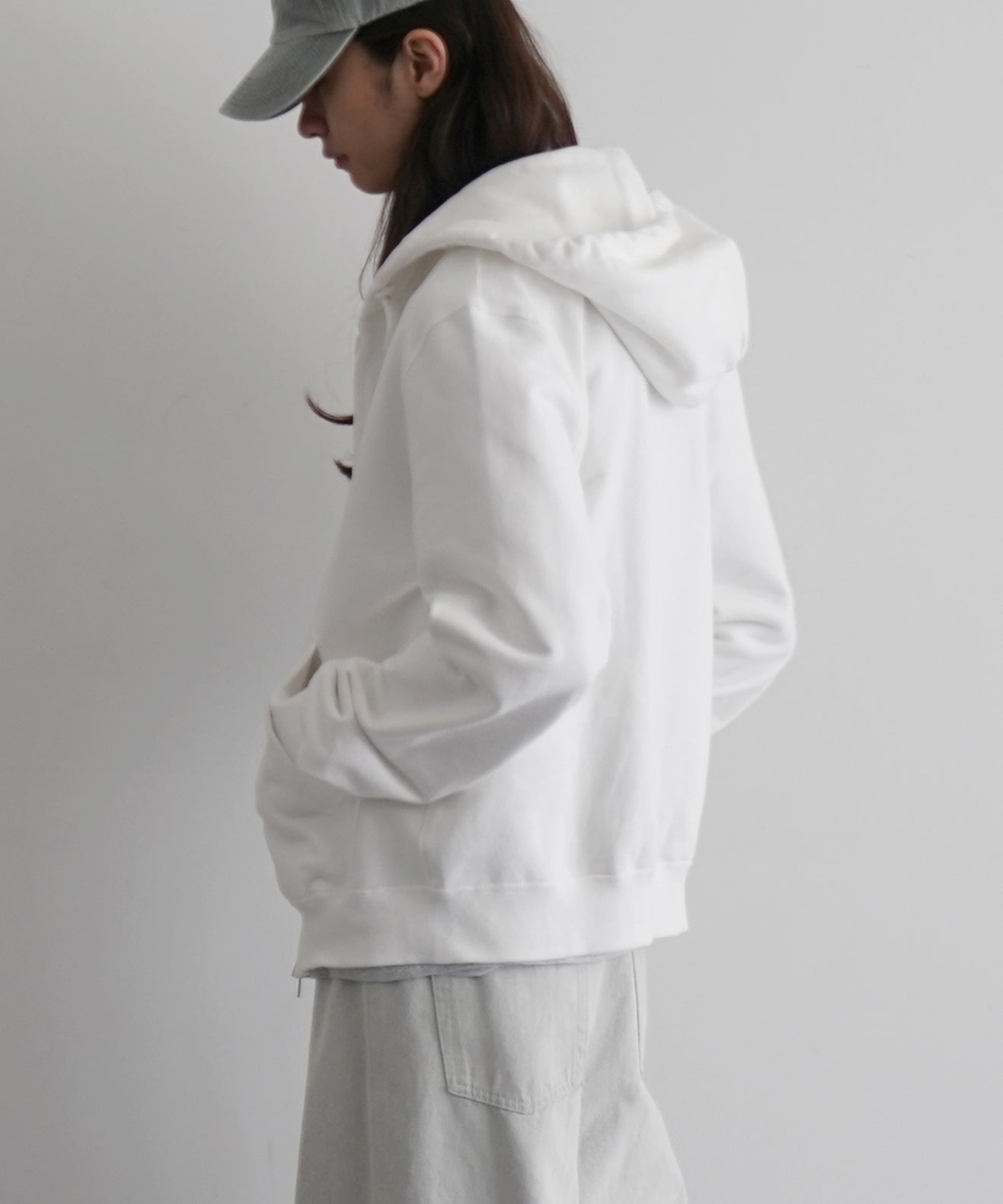 KAIKO Double zip parka "WHITE"