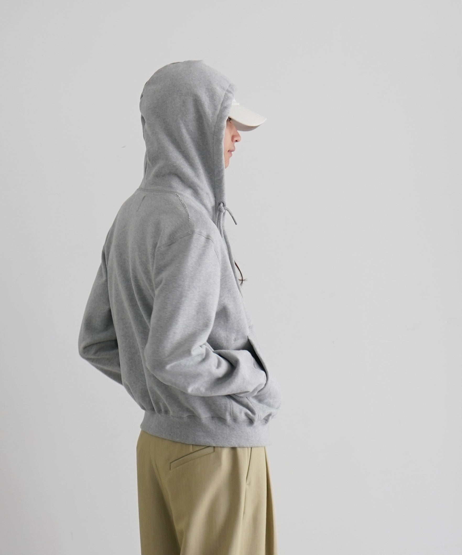 KAIKO Double zip parka "TOP GRAY"