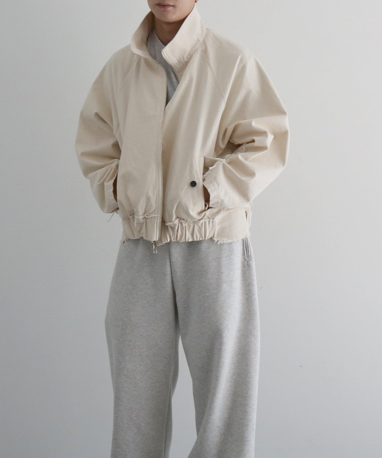 my beautiful landlet Cotton zip jacket "KINARI"