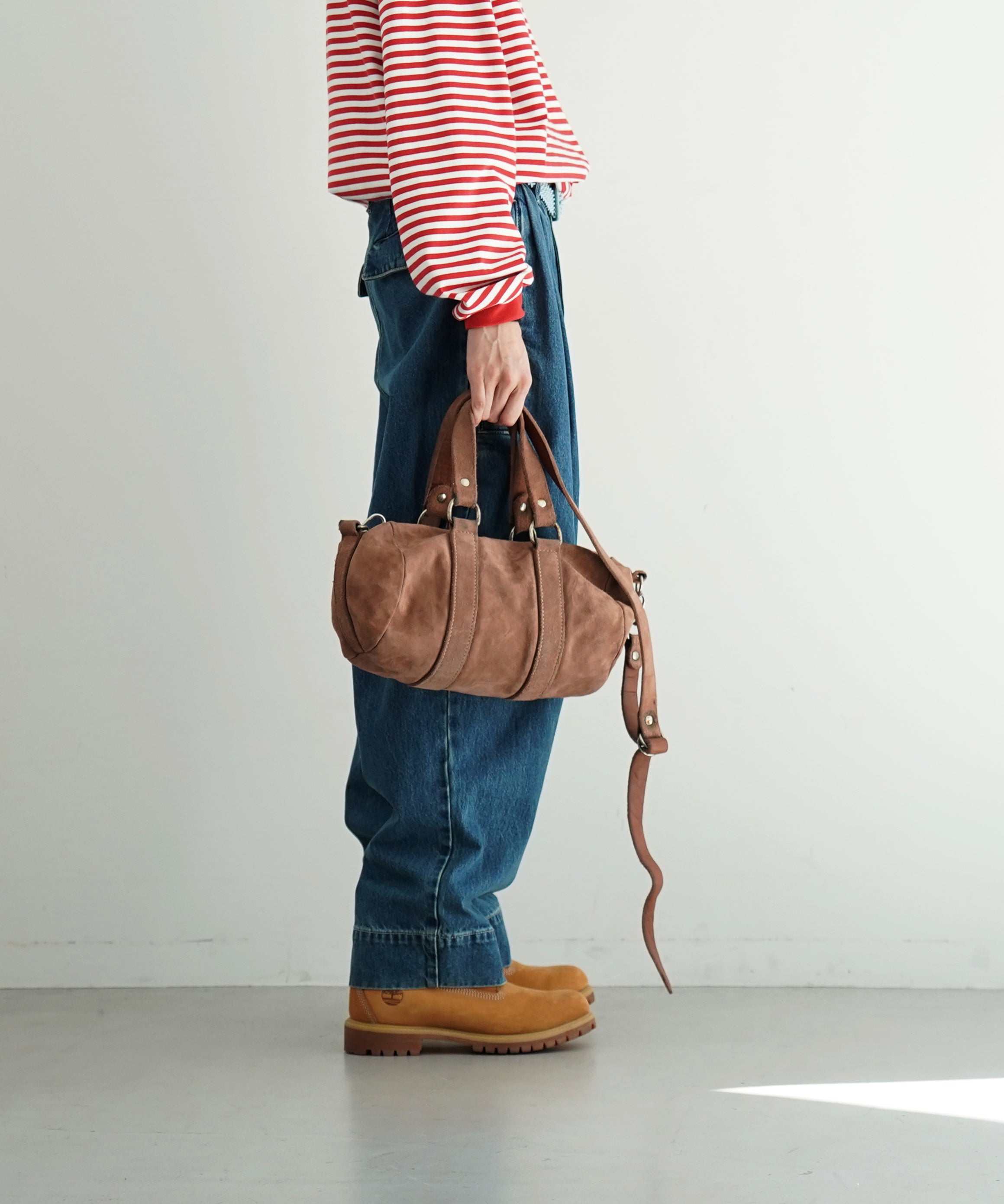 GUIDI Soft horse reverse "BROWN"