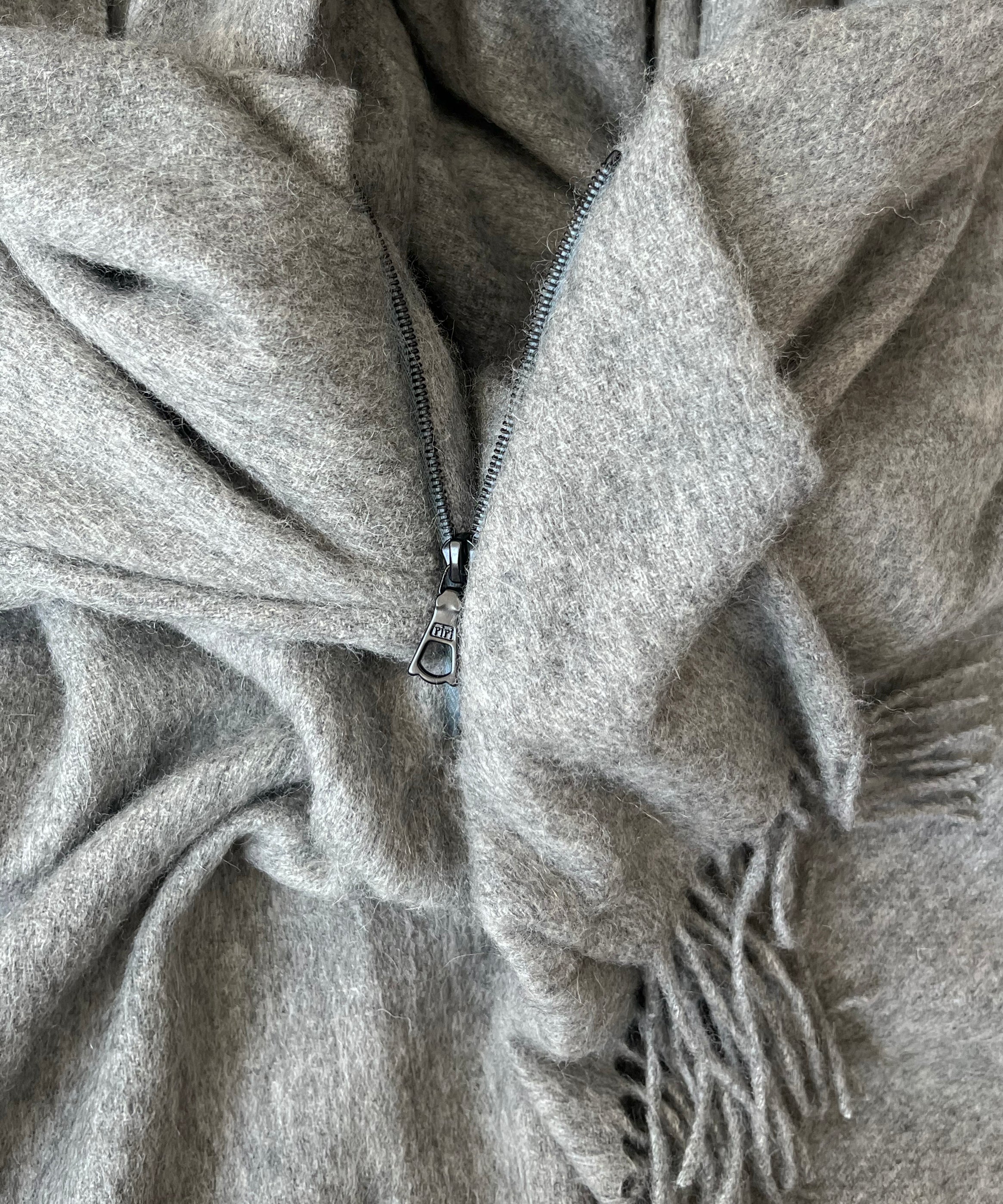 BLESS Draps long "WOOL GREY MELANGE"