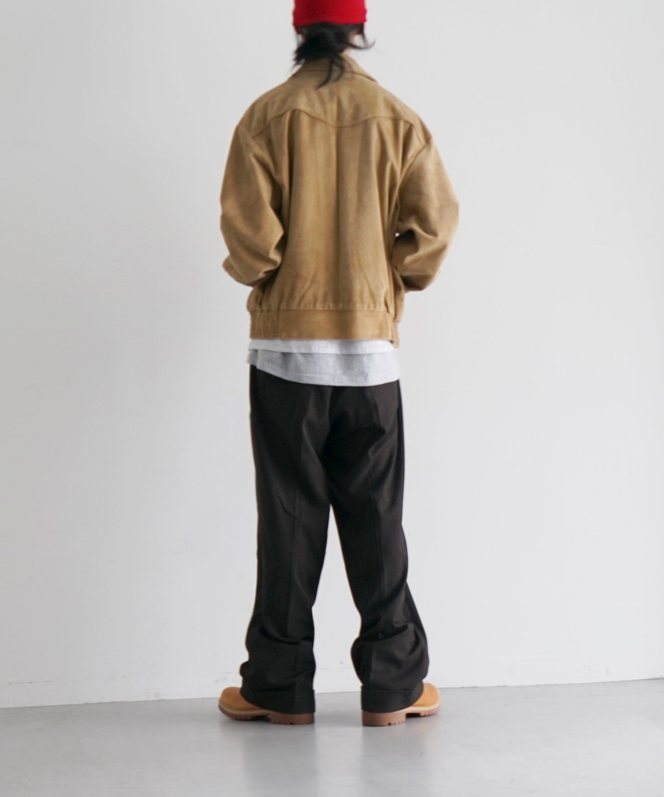 KAIKO Wide slacks "BROWN"
