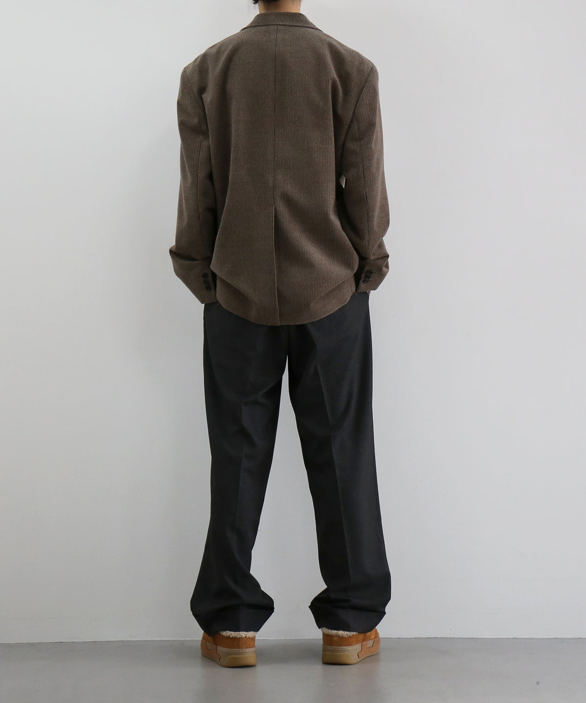 UNUSED Us2581 corduroy jacket "TAUPE"