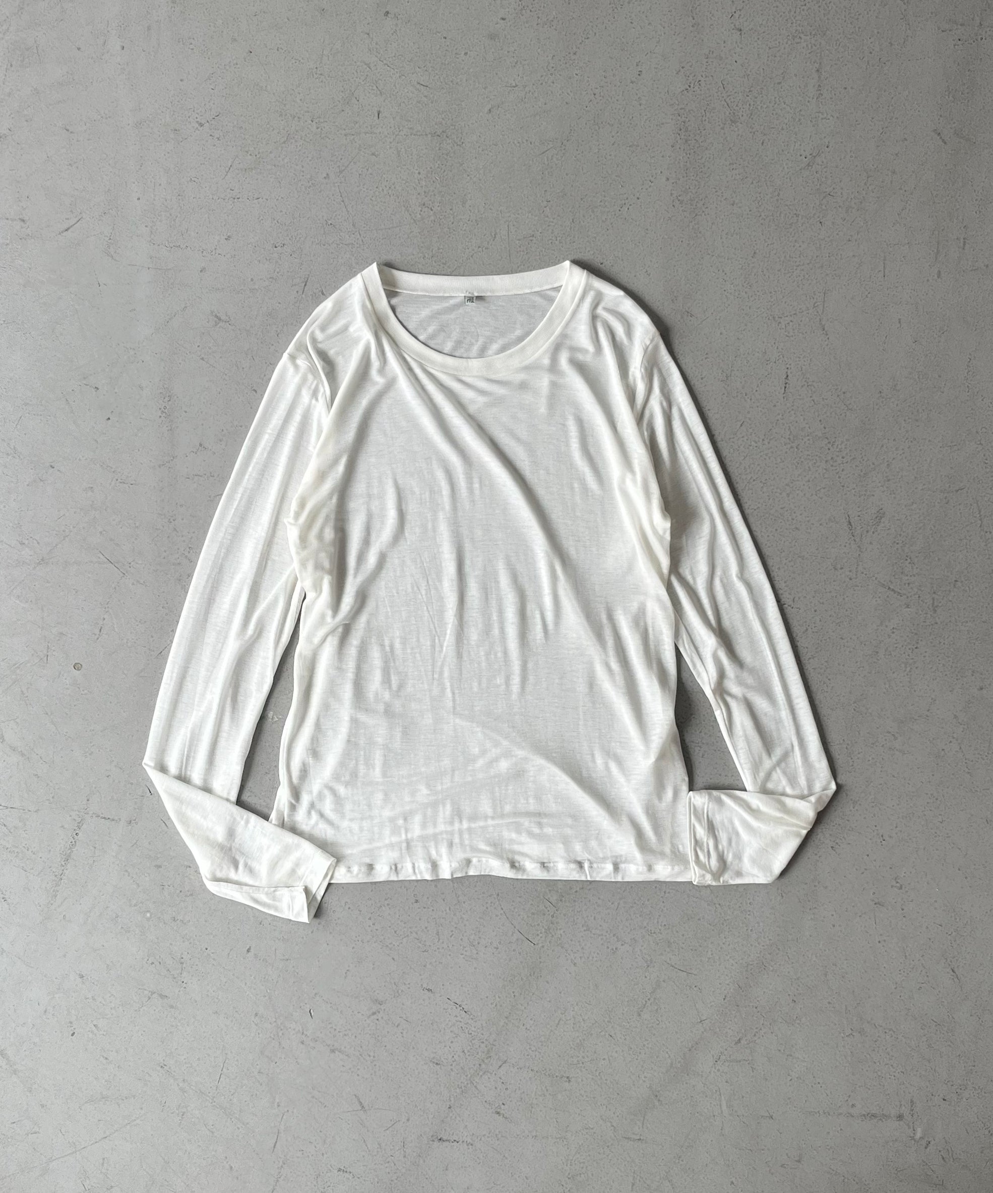 Baserange long sleeve tee "UNDYED"