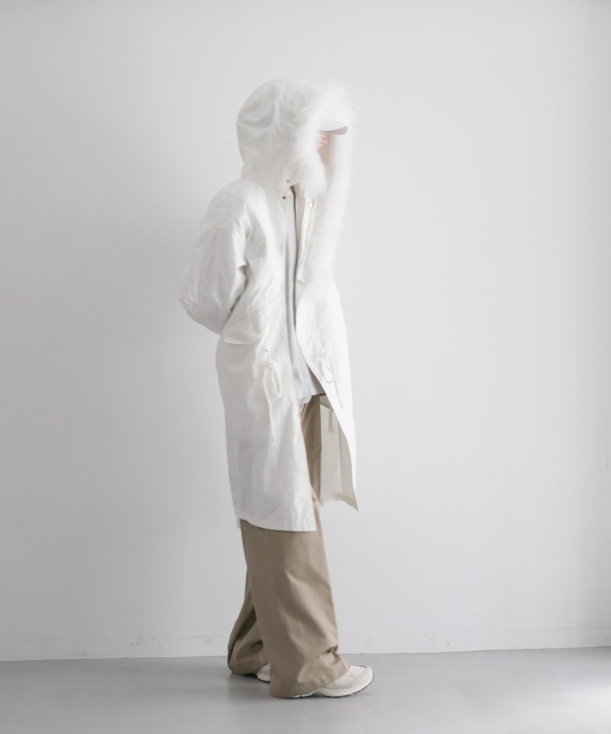 POST ARCHIVE FACTION(PAF) M66 parka "WHITE"