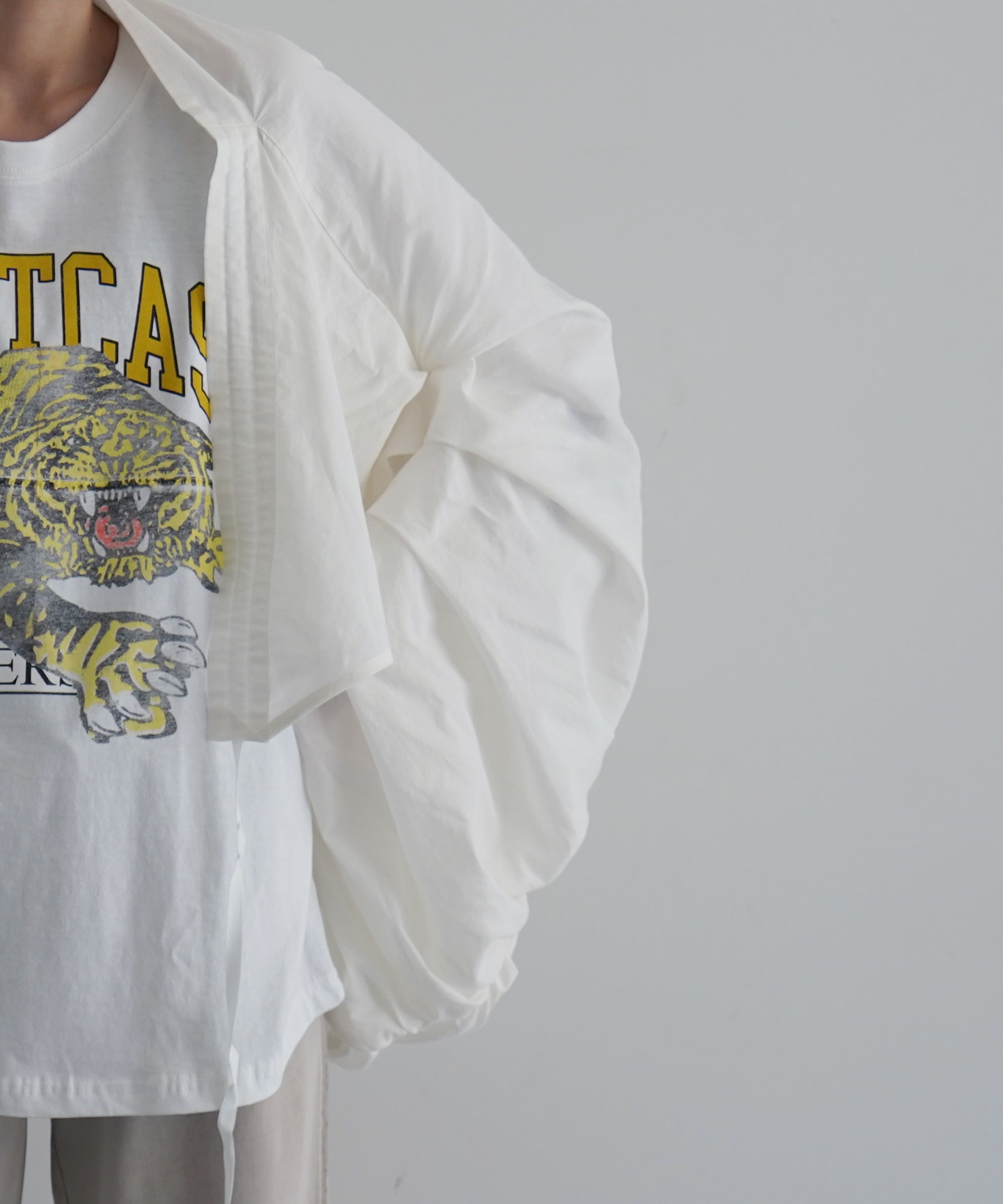 WHOWHAT 4Transform wide sleeve "WHITE"