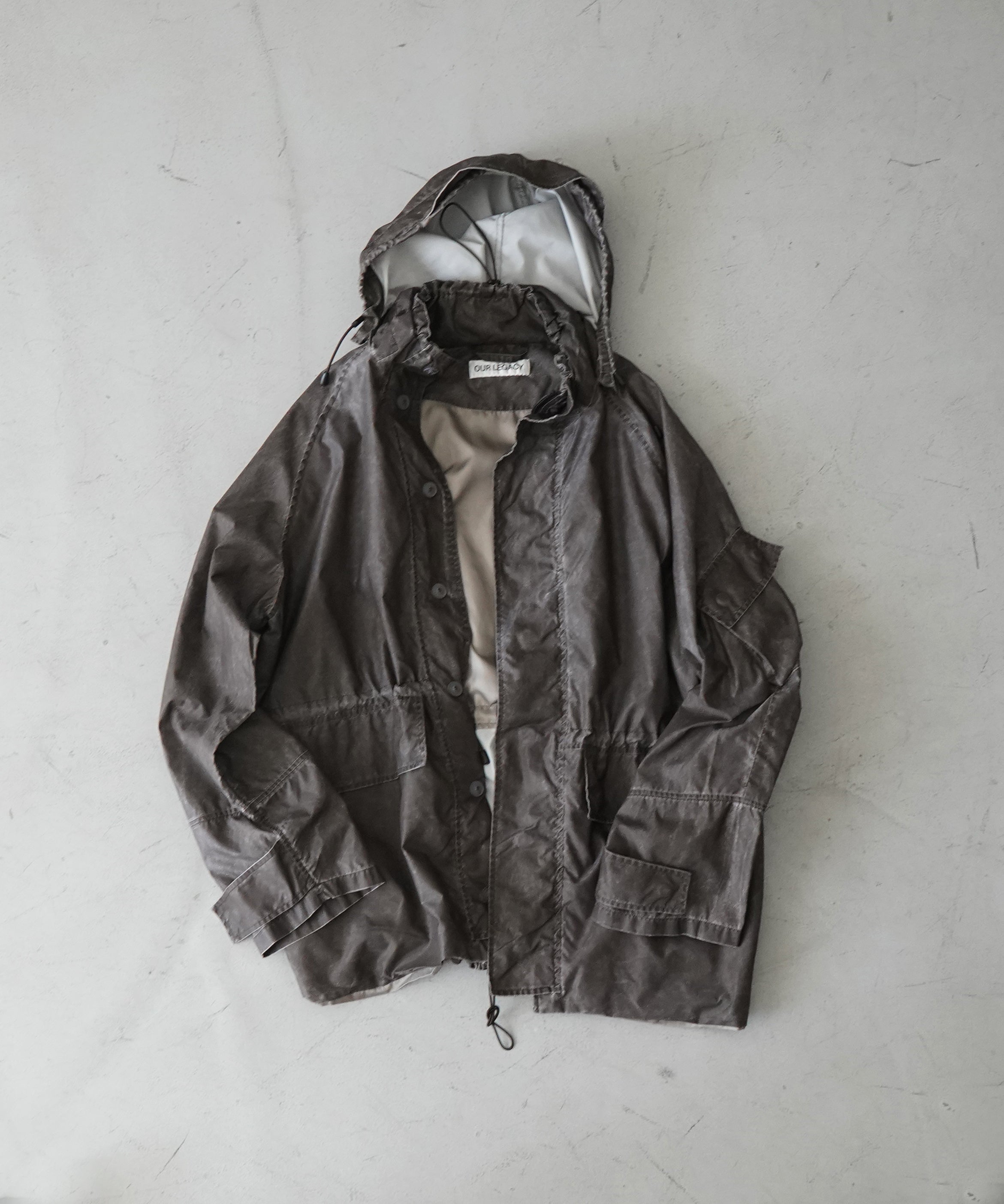 OUR LEGACY Horizon jacket "BROWN WASH OUT NYLON"